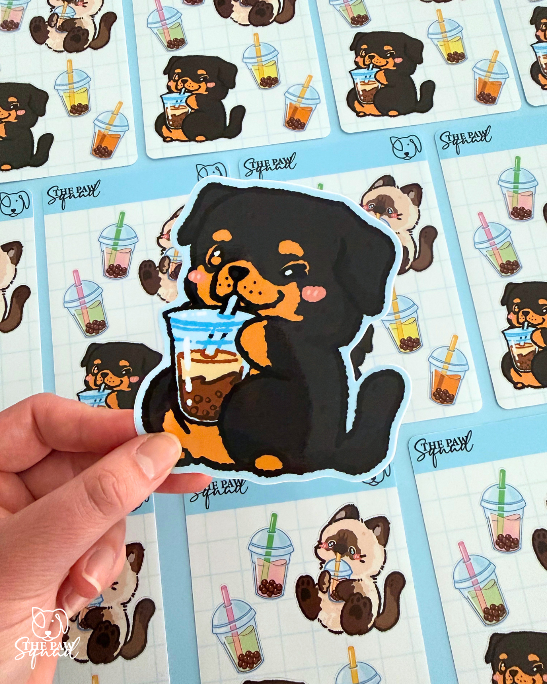 Totally Tapioca Dog Sticker