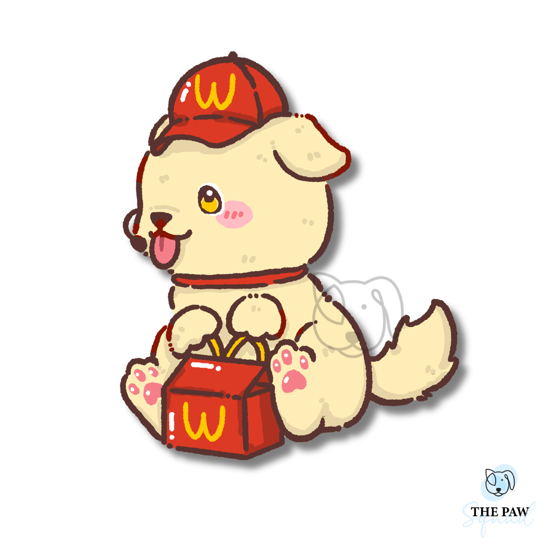Part-Timer Dog Sticker