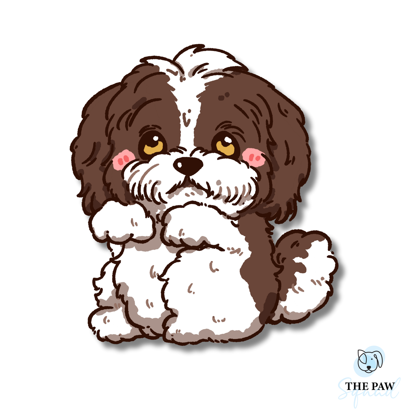 Shih Tzu Full Body Sticker