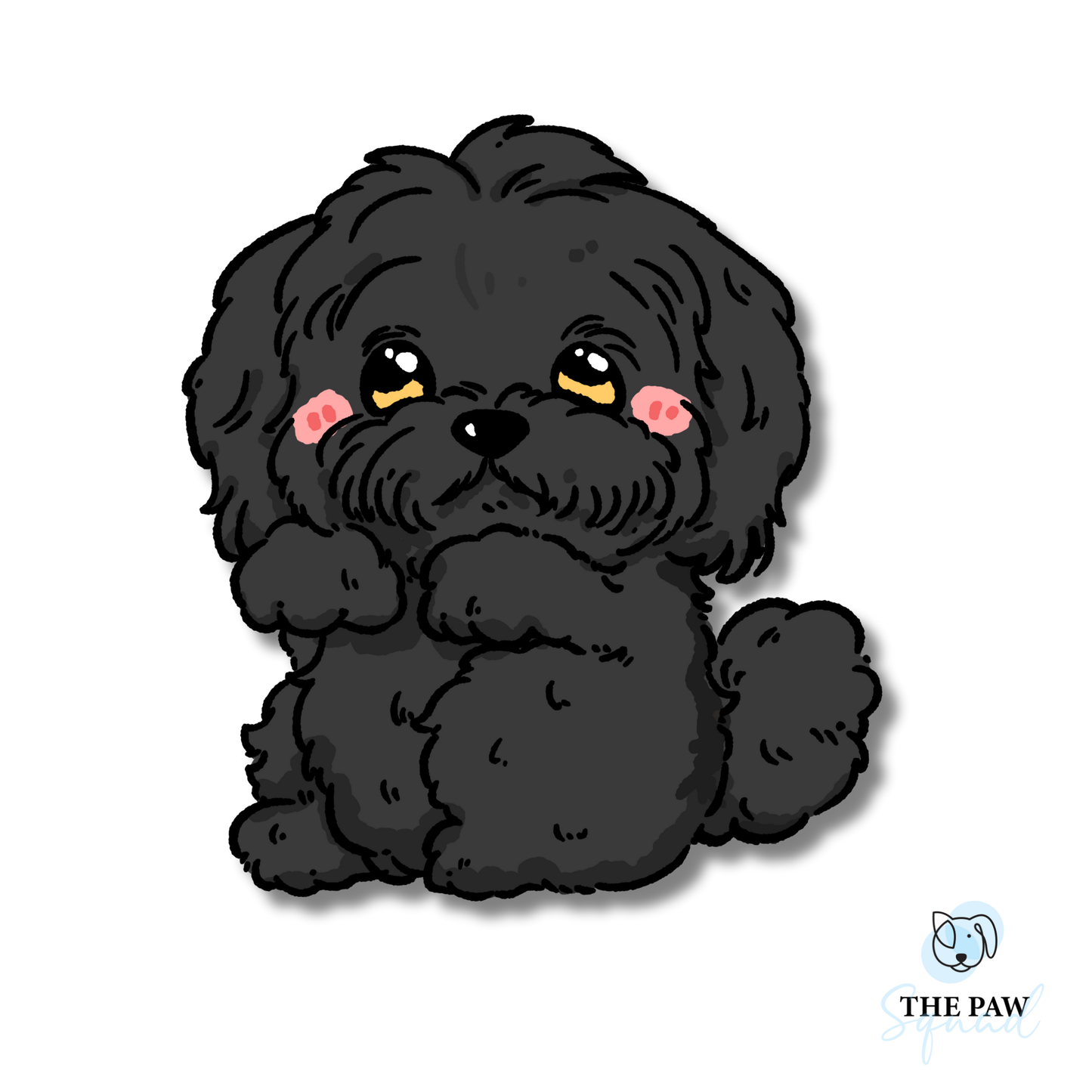 Shih Tzu Full Body Sticker