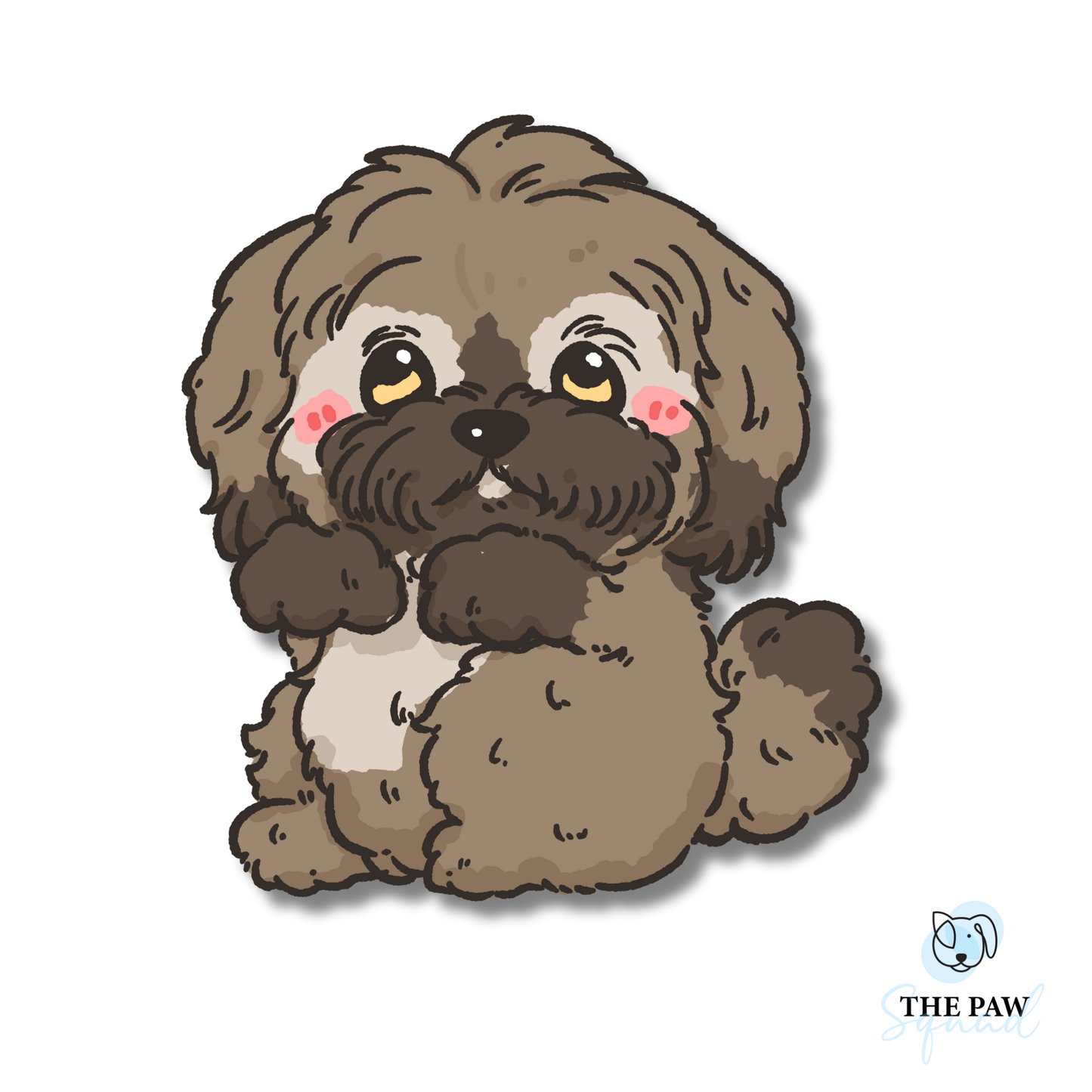 Shih Tzu Full Body Sticker