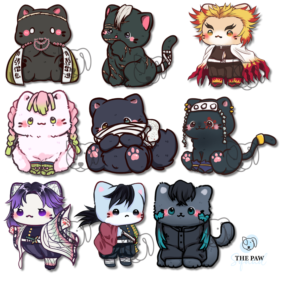 Demon Hunters Vol. 2 Stickers(Set/Individual)