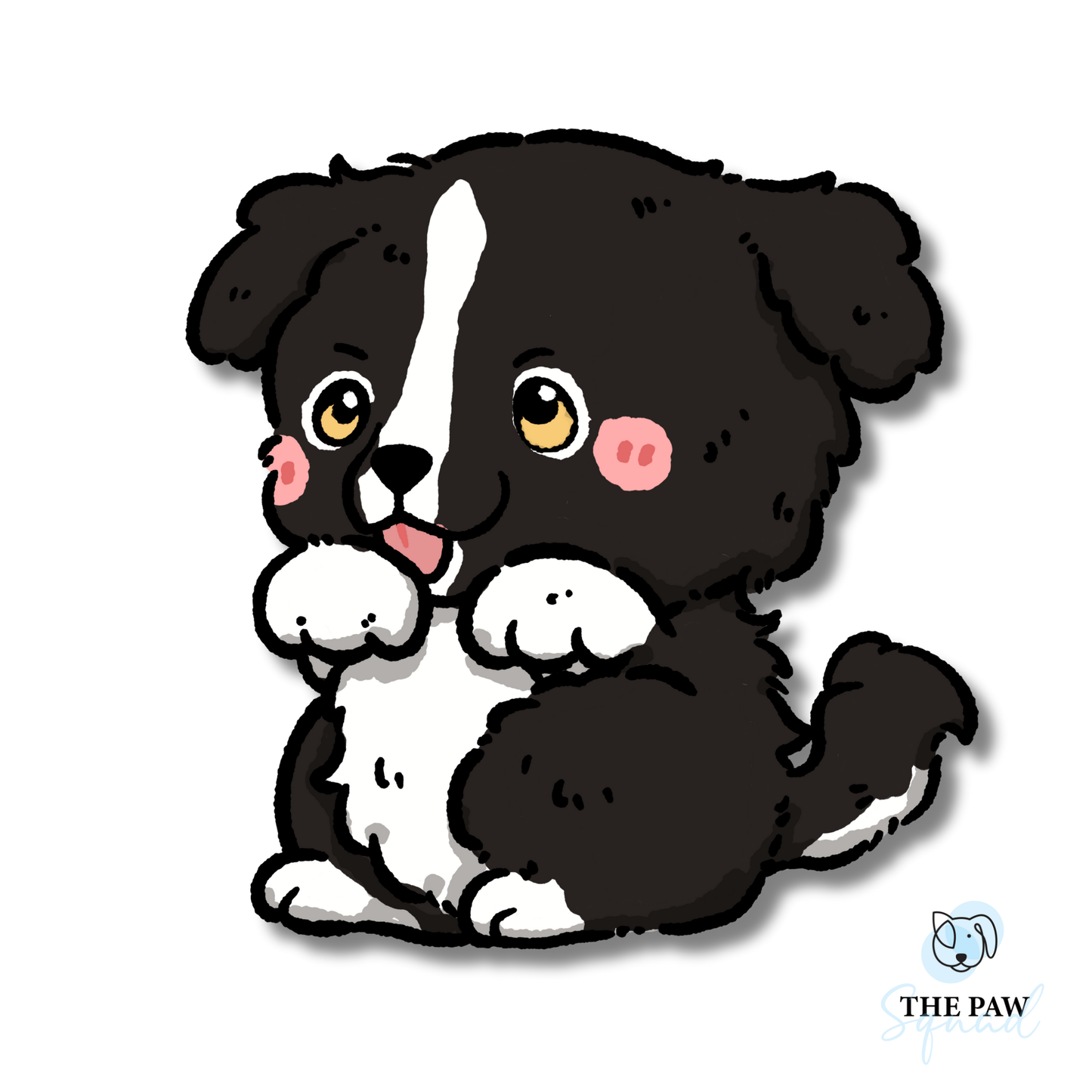 Australian Shepherd Full Body Sticker