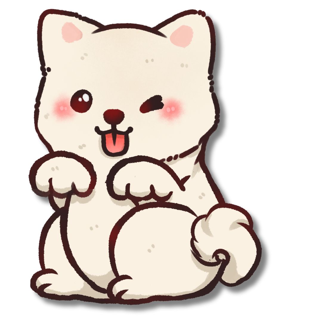 Shiba Full Body Sticker