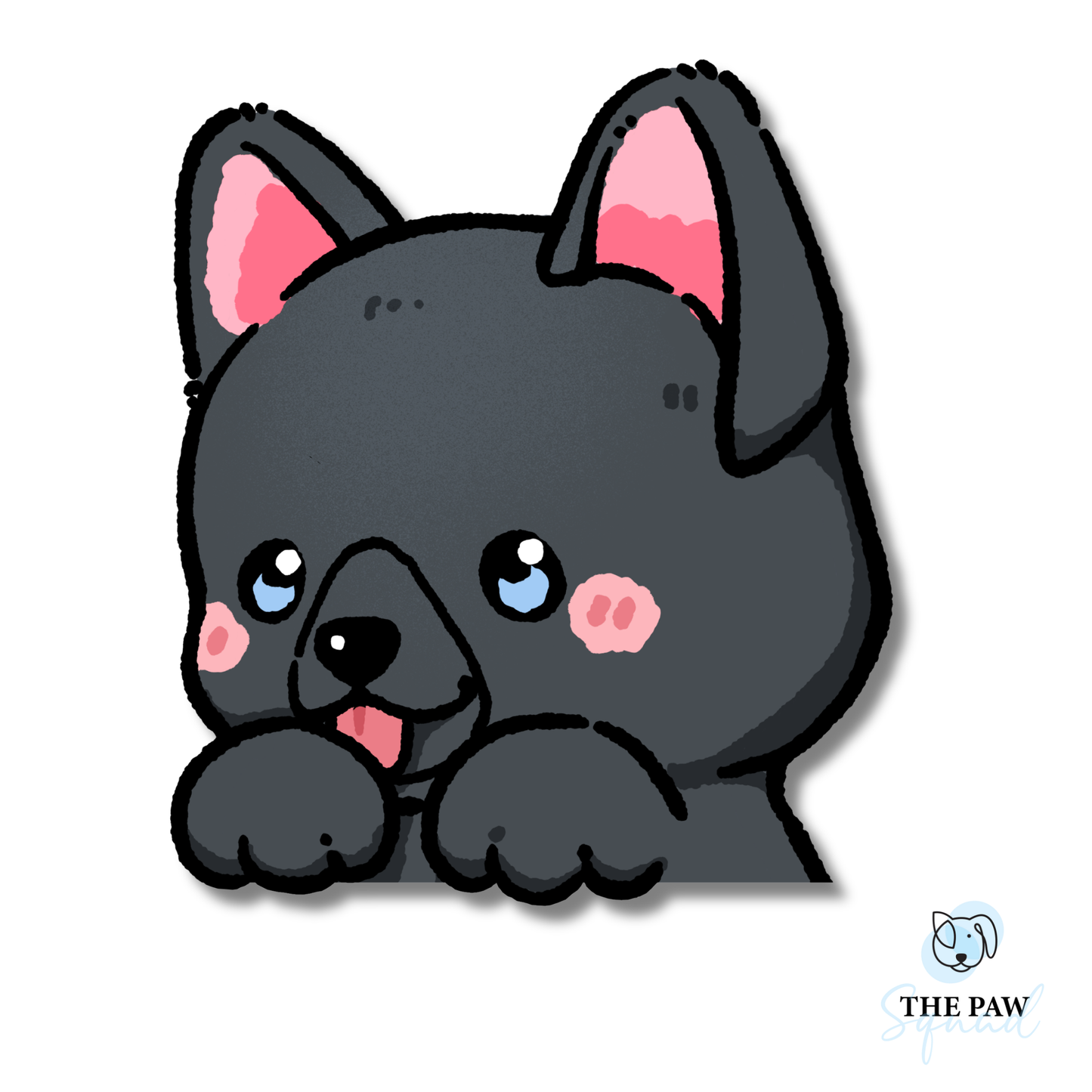 German Shepherd Peeker Sticker