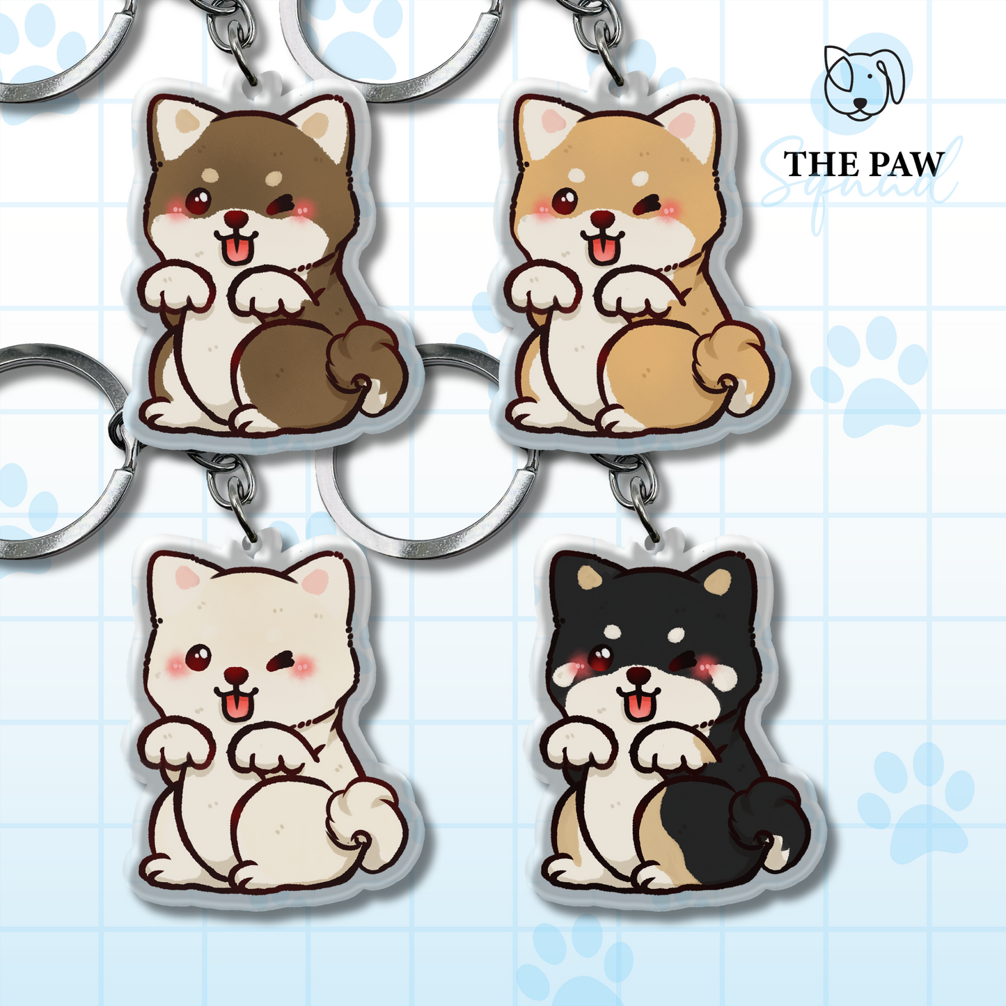 Shiba Inu Keychain