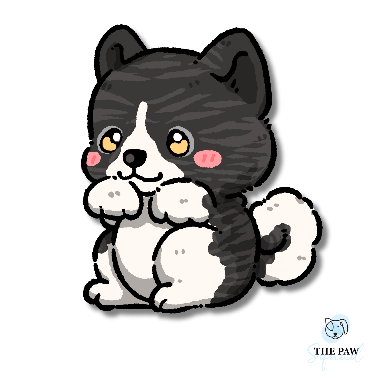 Akita Full Body Sticker