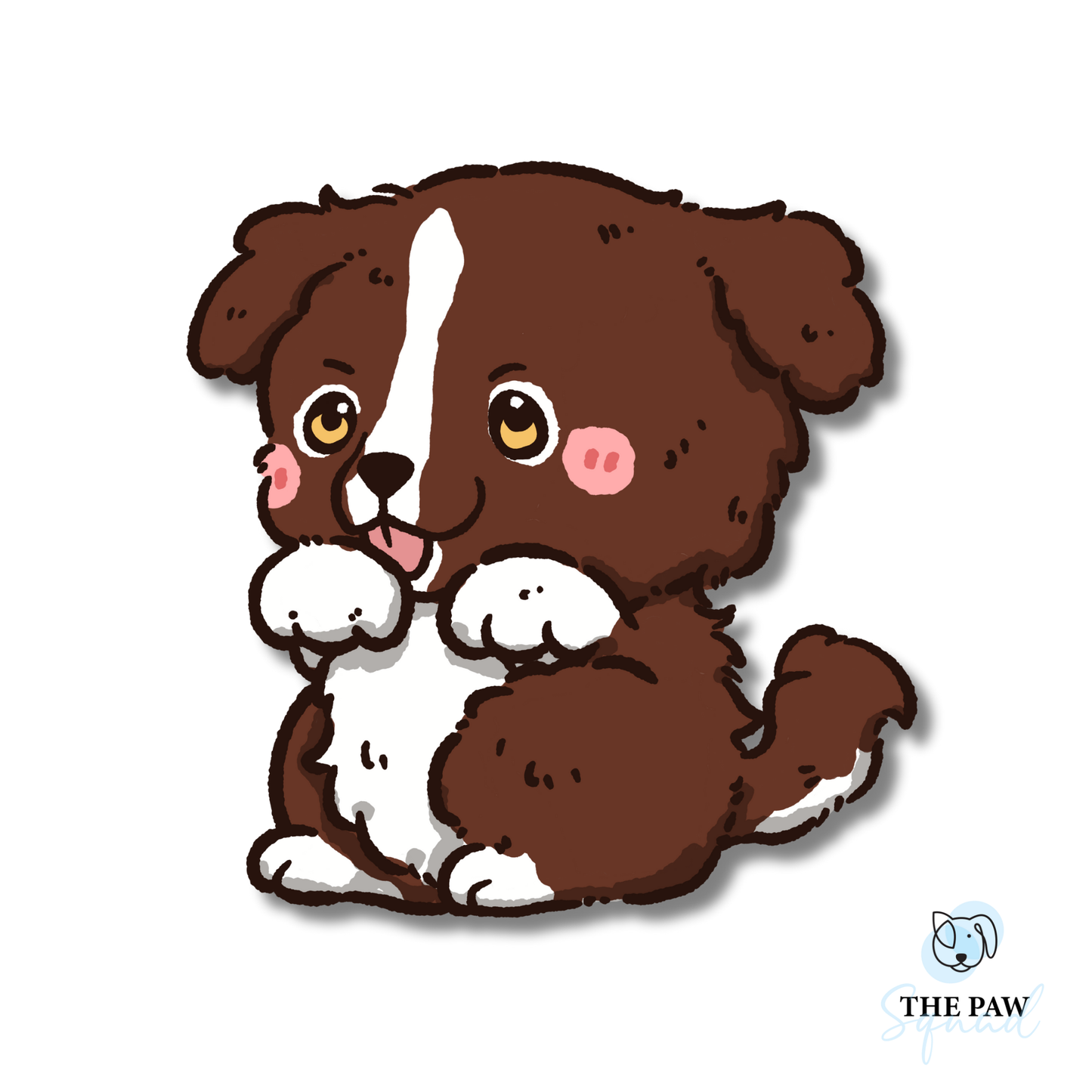 Australian Shepherd Full Body Sticker