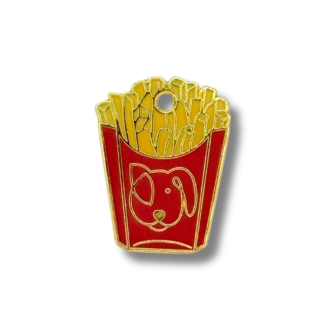 French Fries Pet Tag