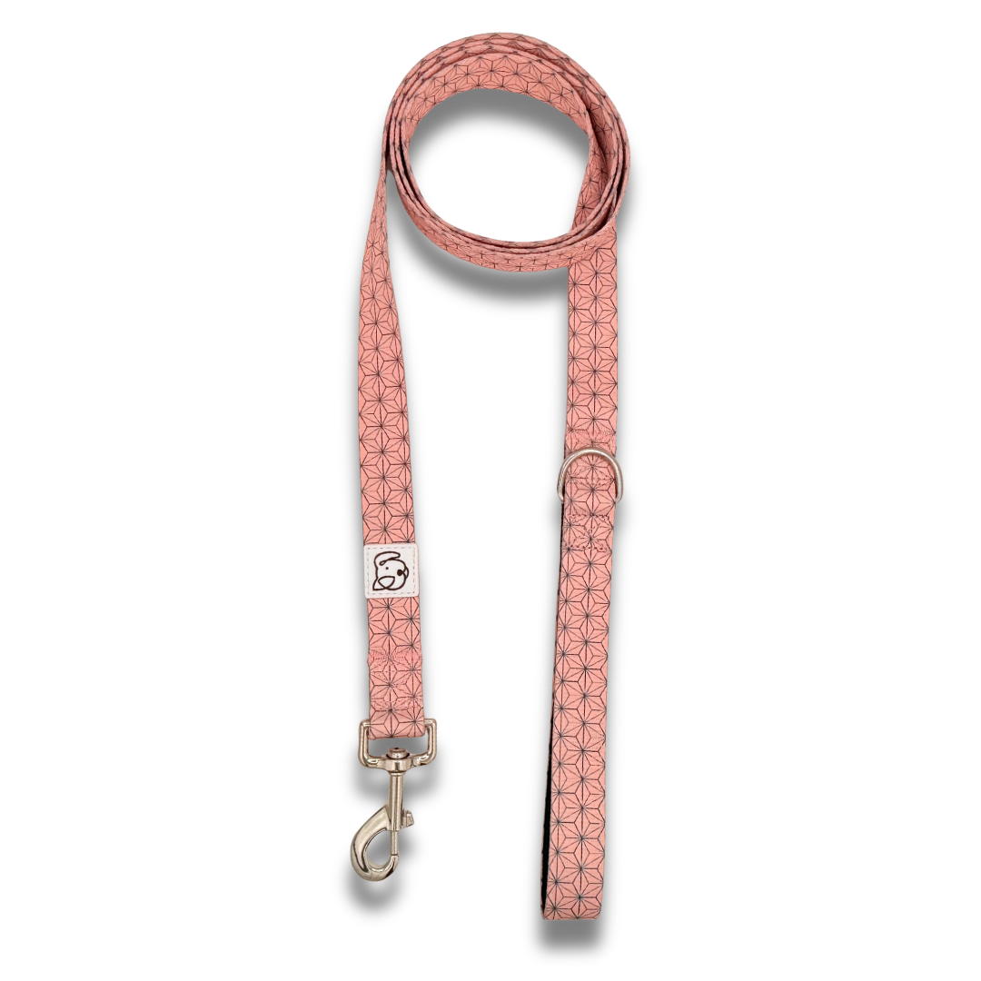 Pink Asanoha Pet Leash