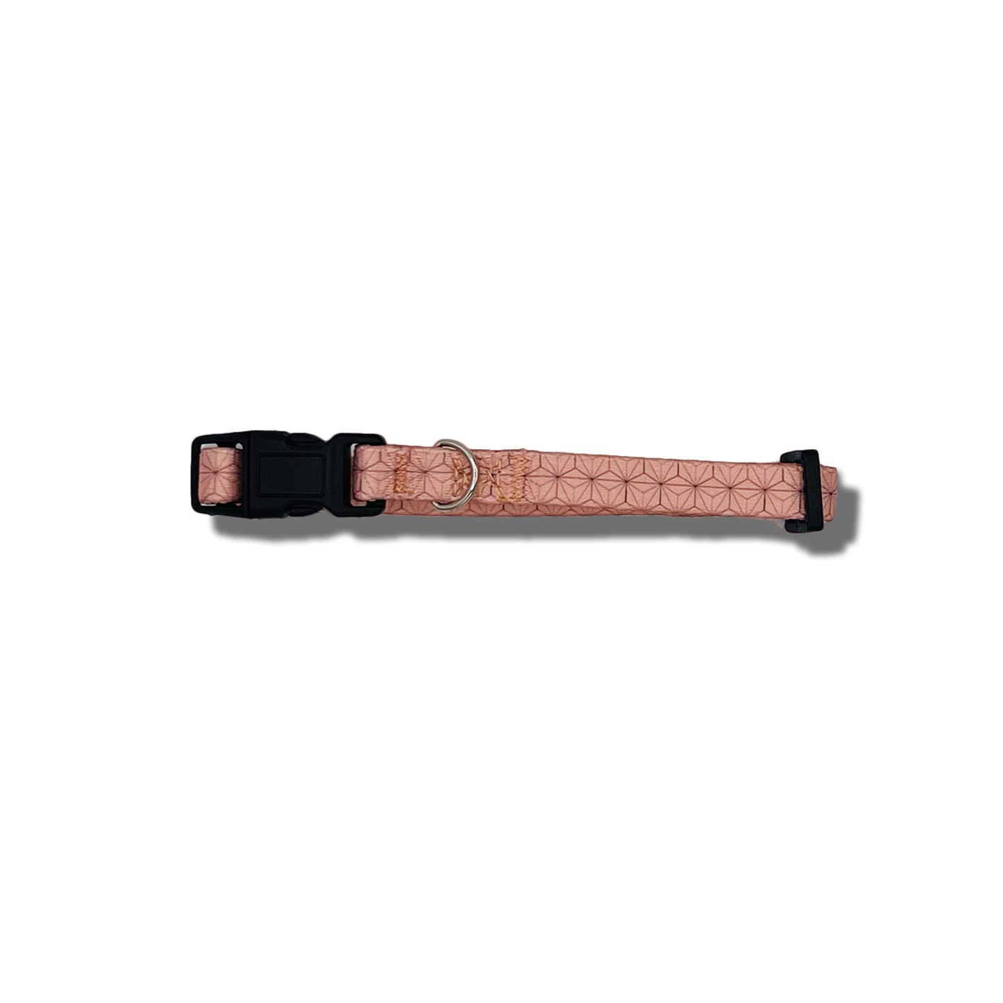 Pink Asanoha Pet Collar