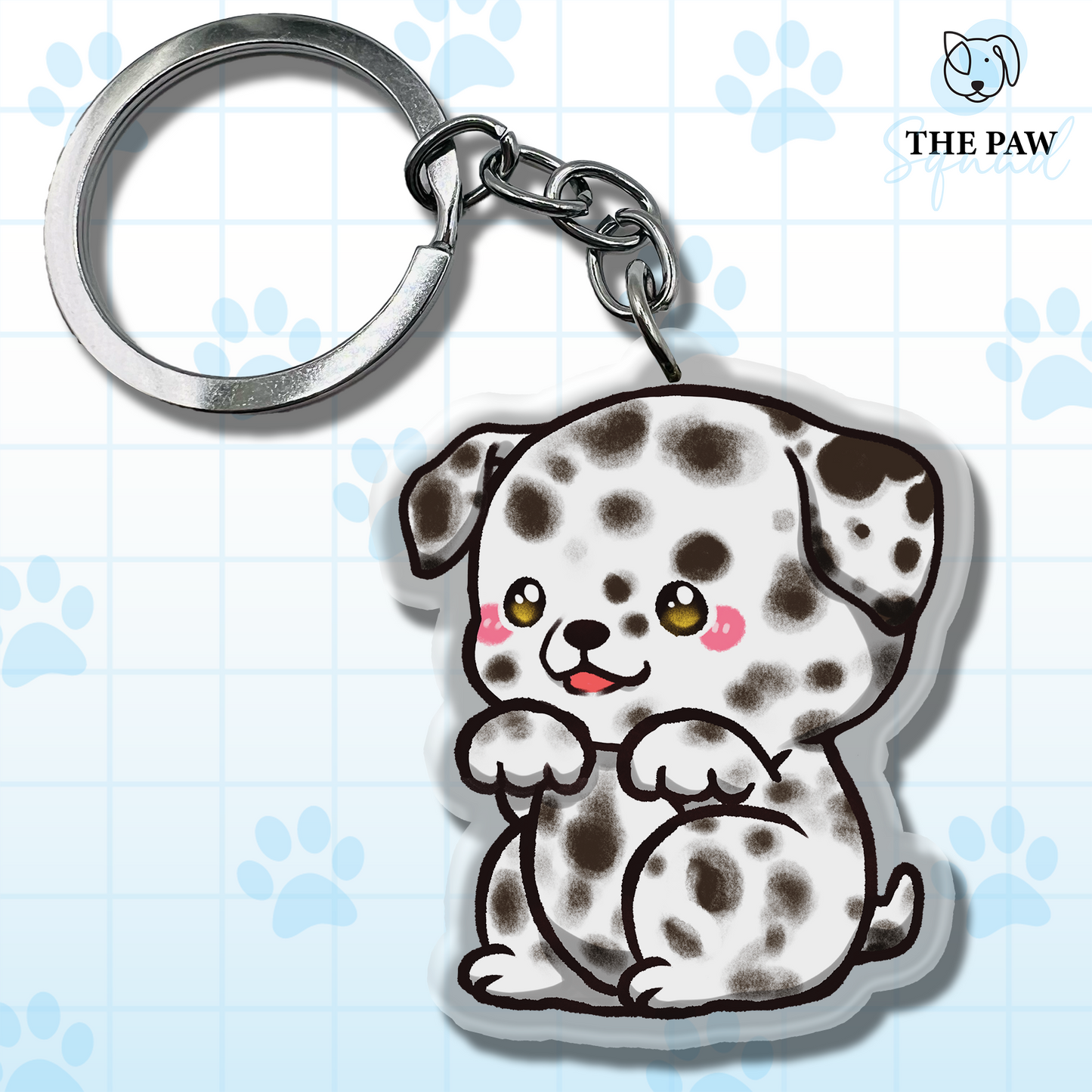Dalmatian Keychain