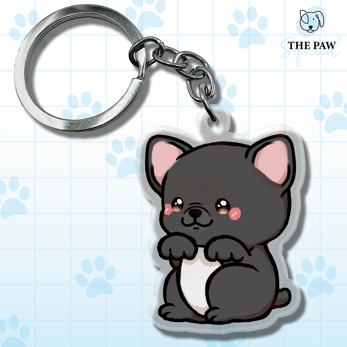French Bulldog Keychain