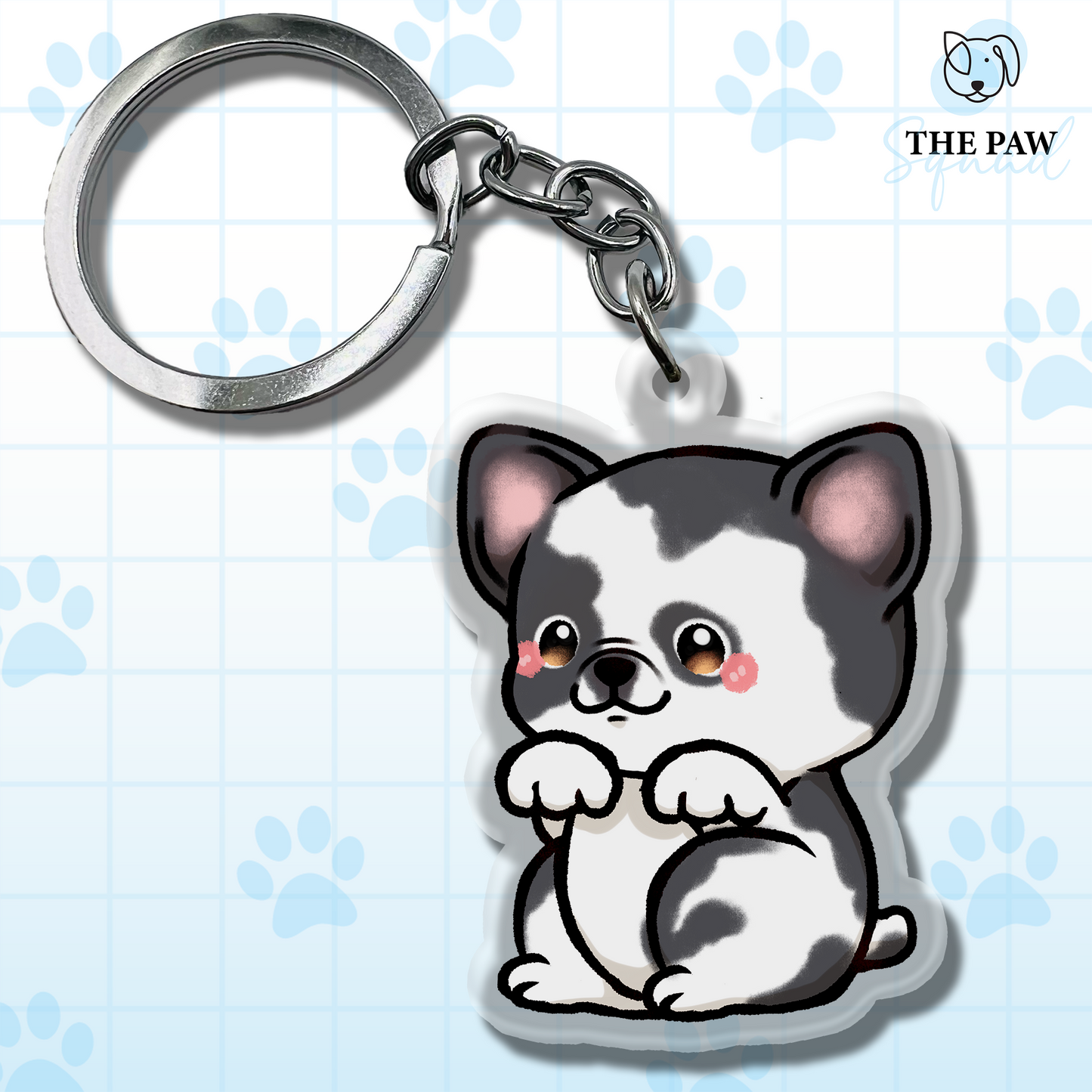 French Bulldog Keychain