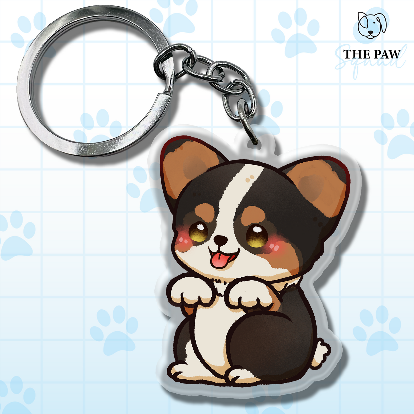 Corgi Keychain