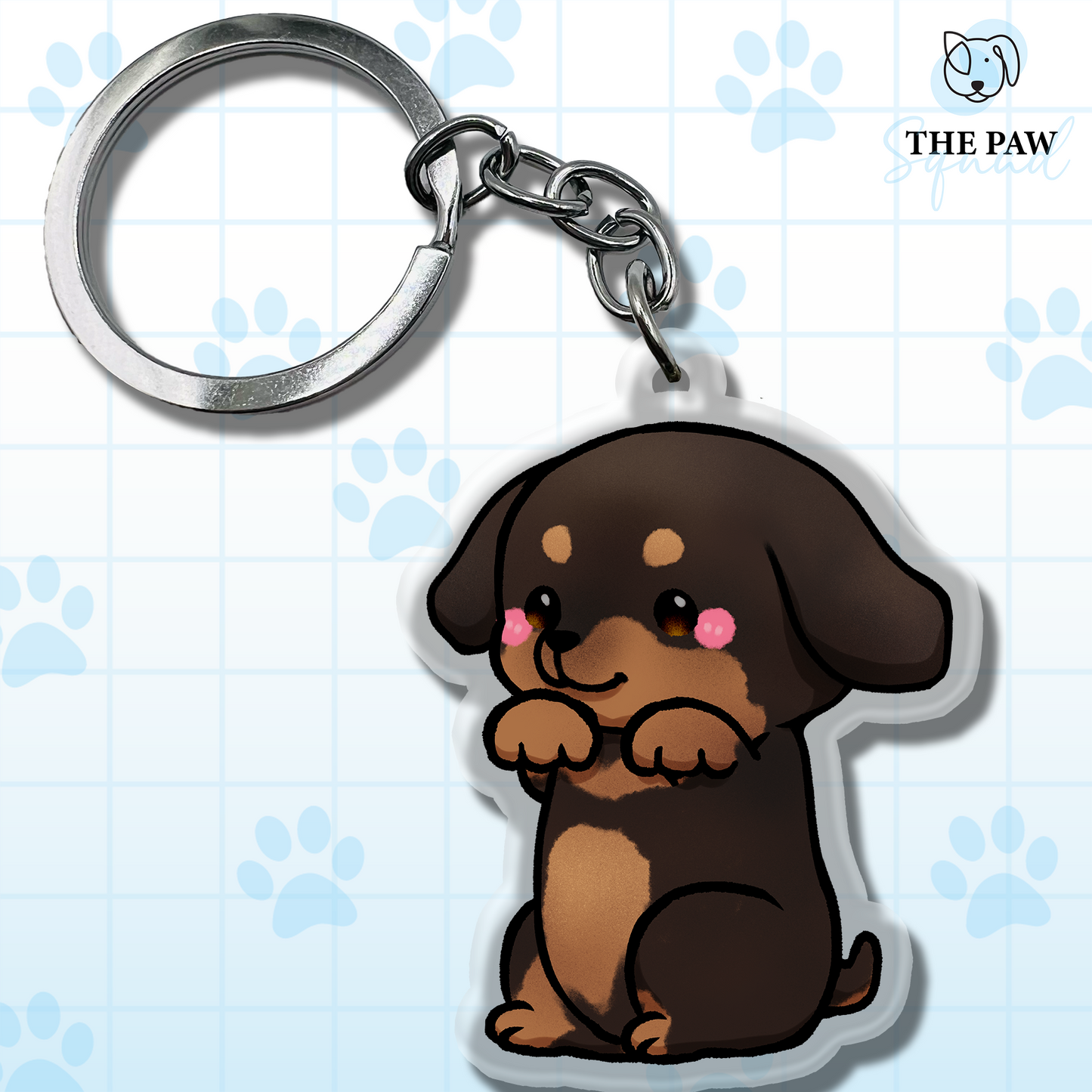 Dachshund Keychain