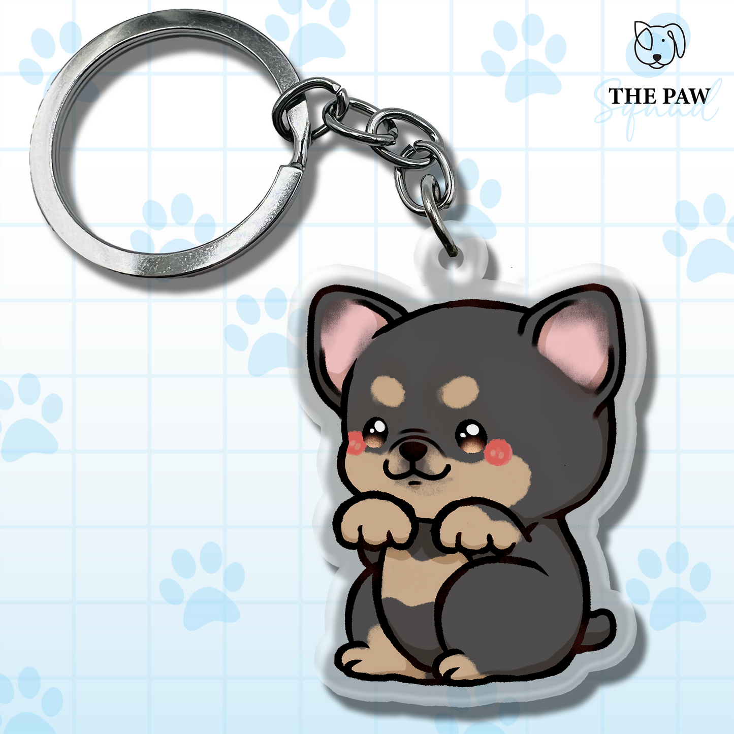 French Bulldog Keychain