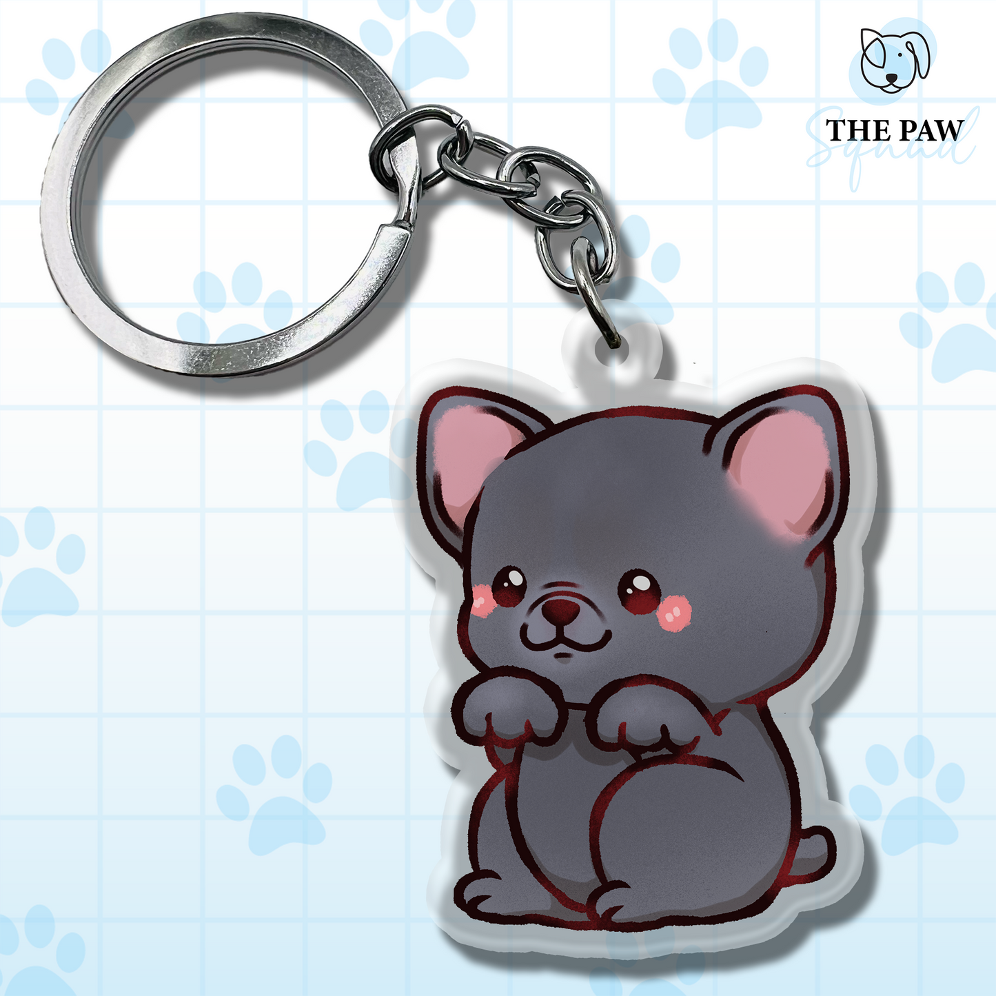 French Bulldog Keychain
