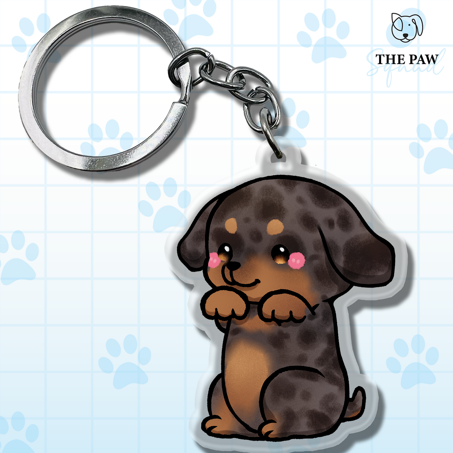 Dachshund Keychain