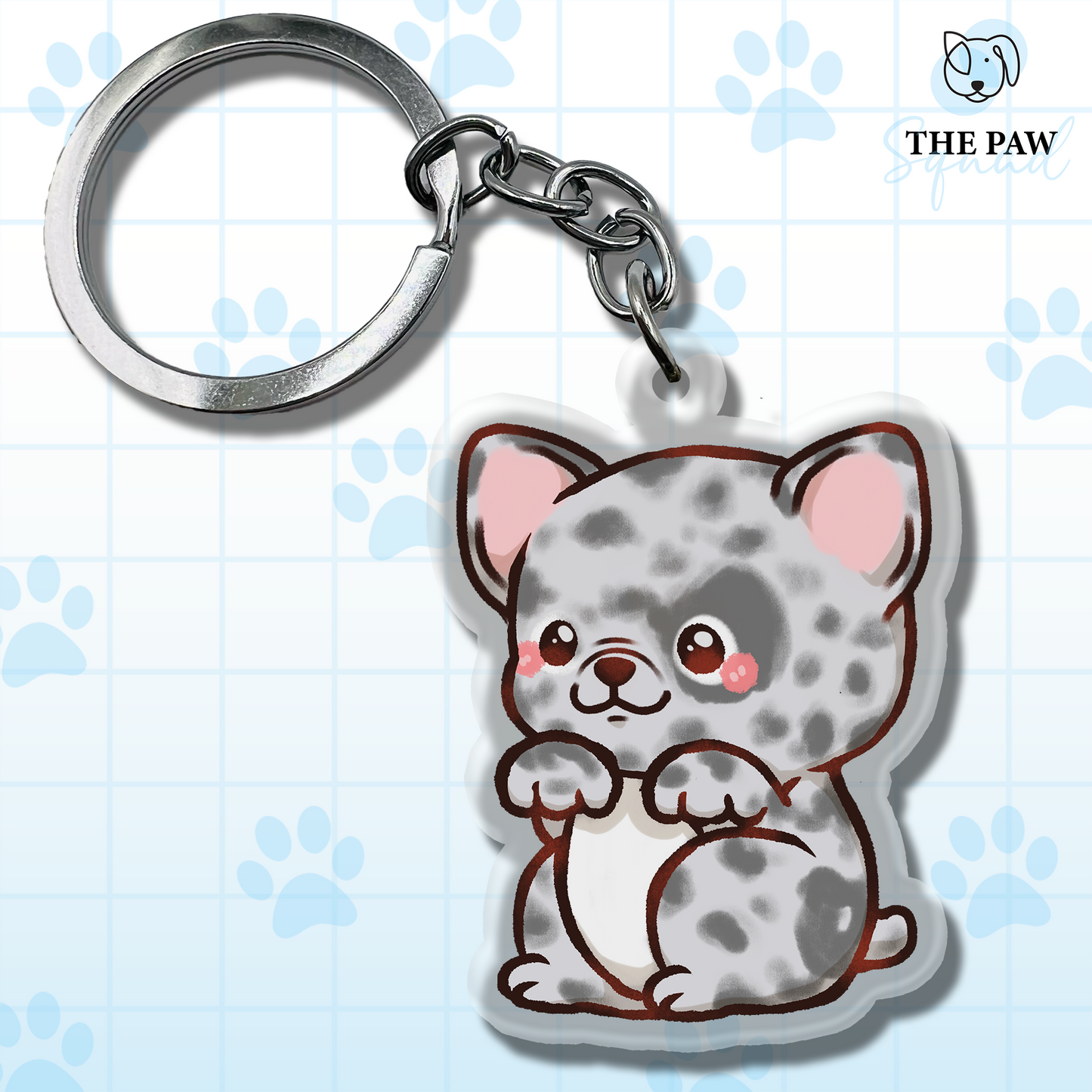 French Bulldog Keychain