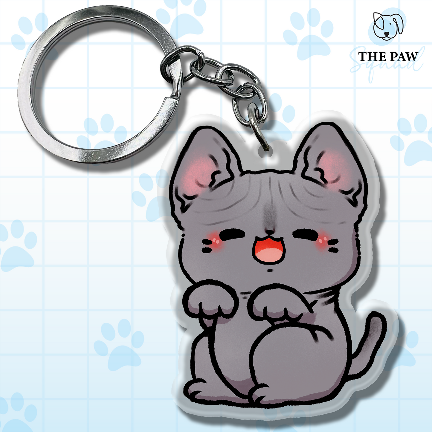 Sphynx Keychain
