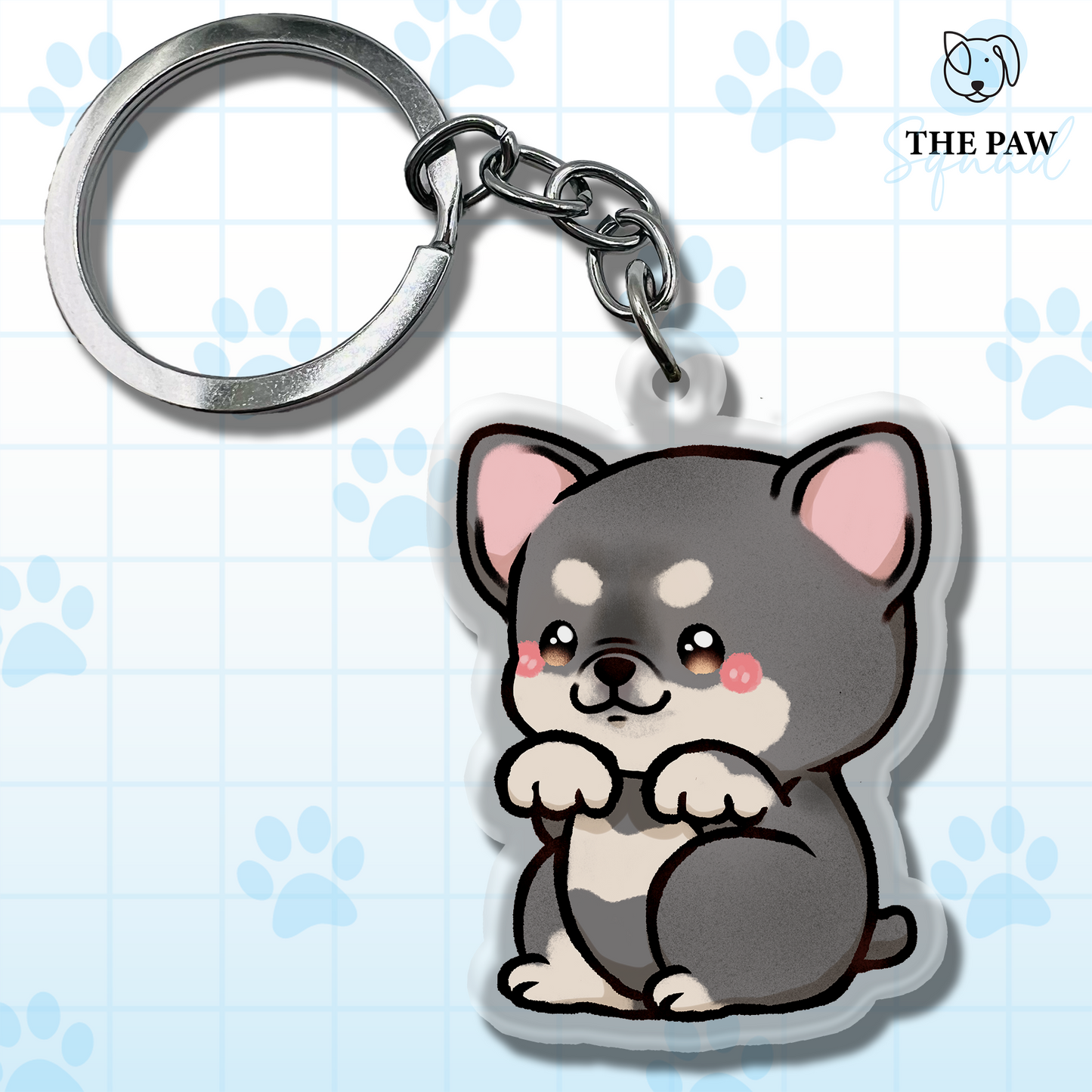 French Bulldog Keychain