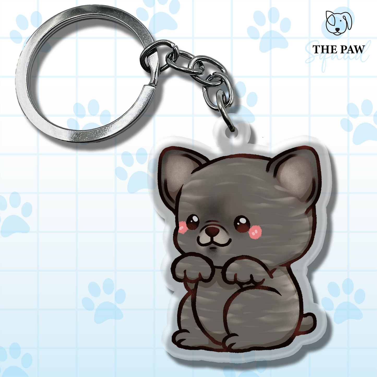 French Bulldog Keychain