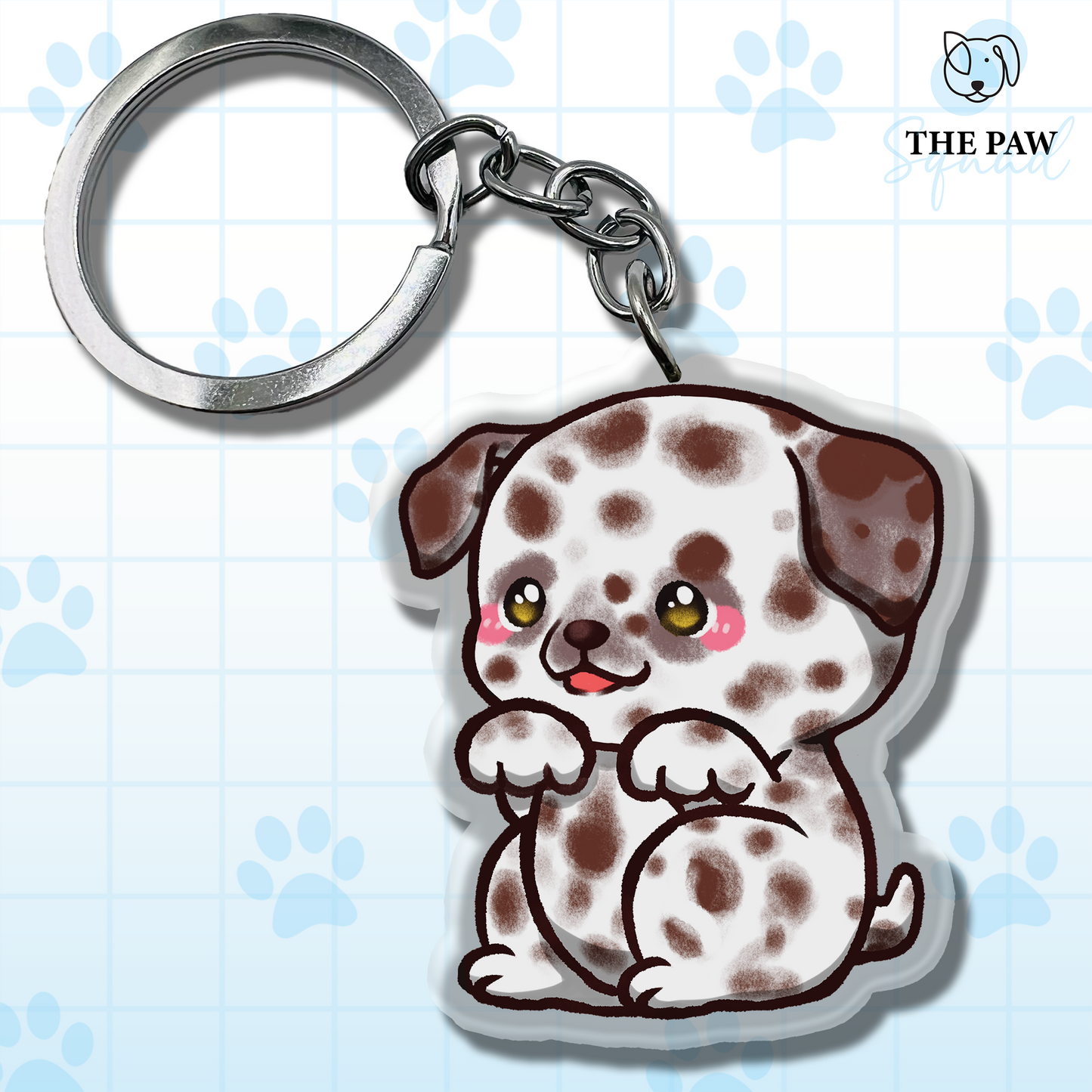 Dalmatian Keychain