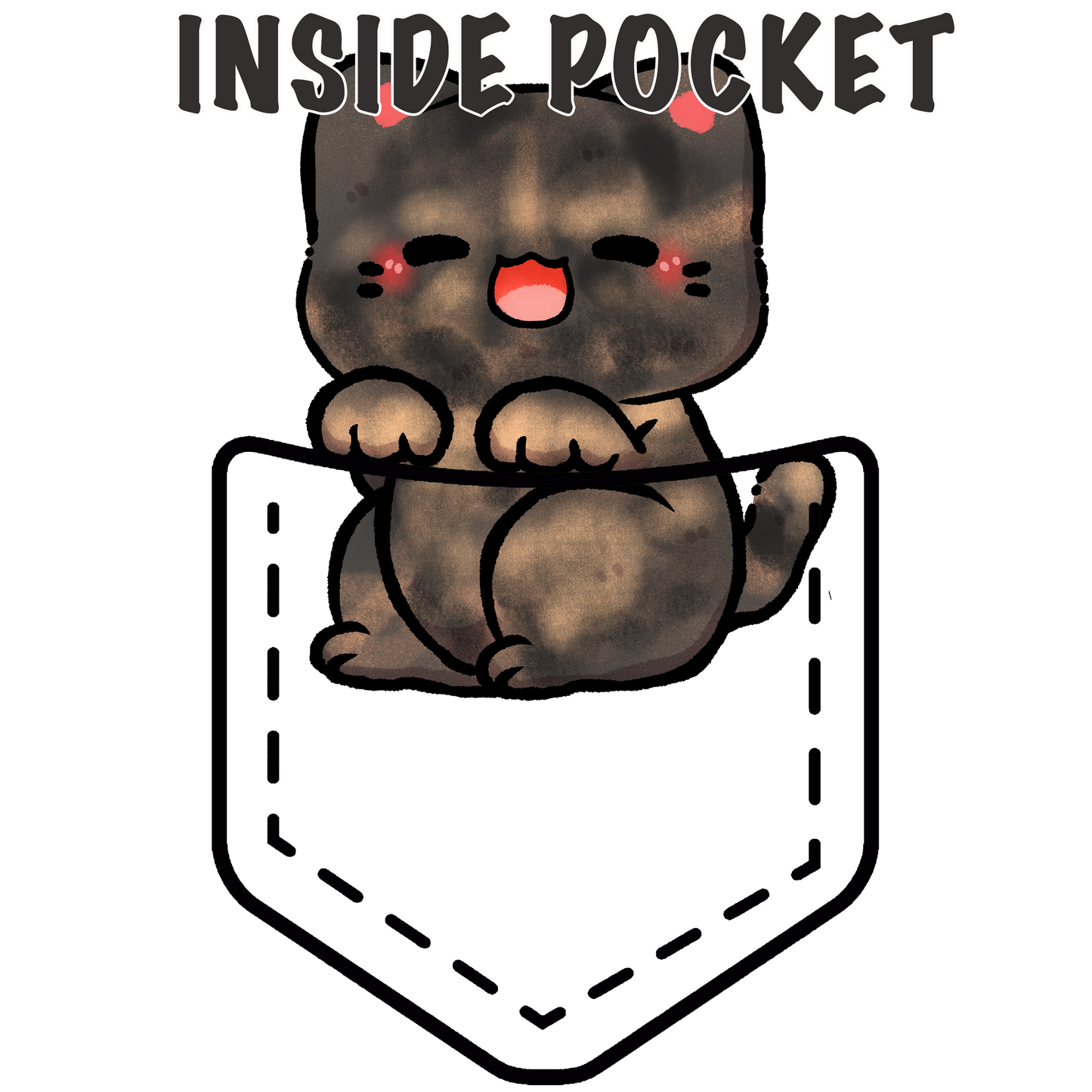 Calico Cat Pocket Shirt