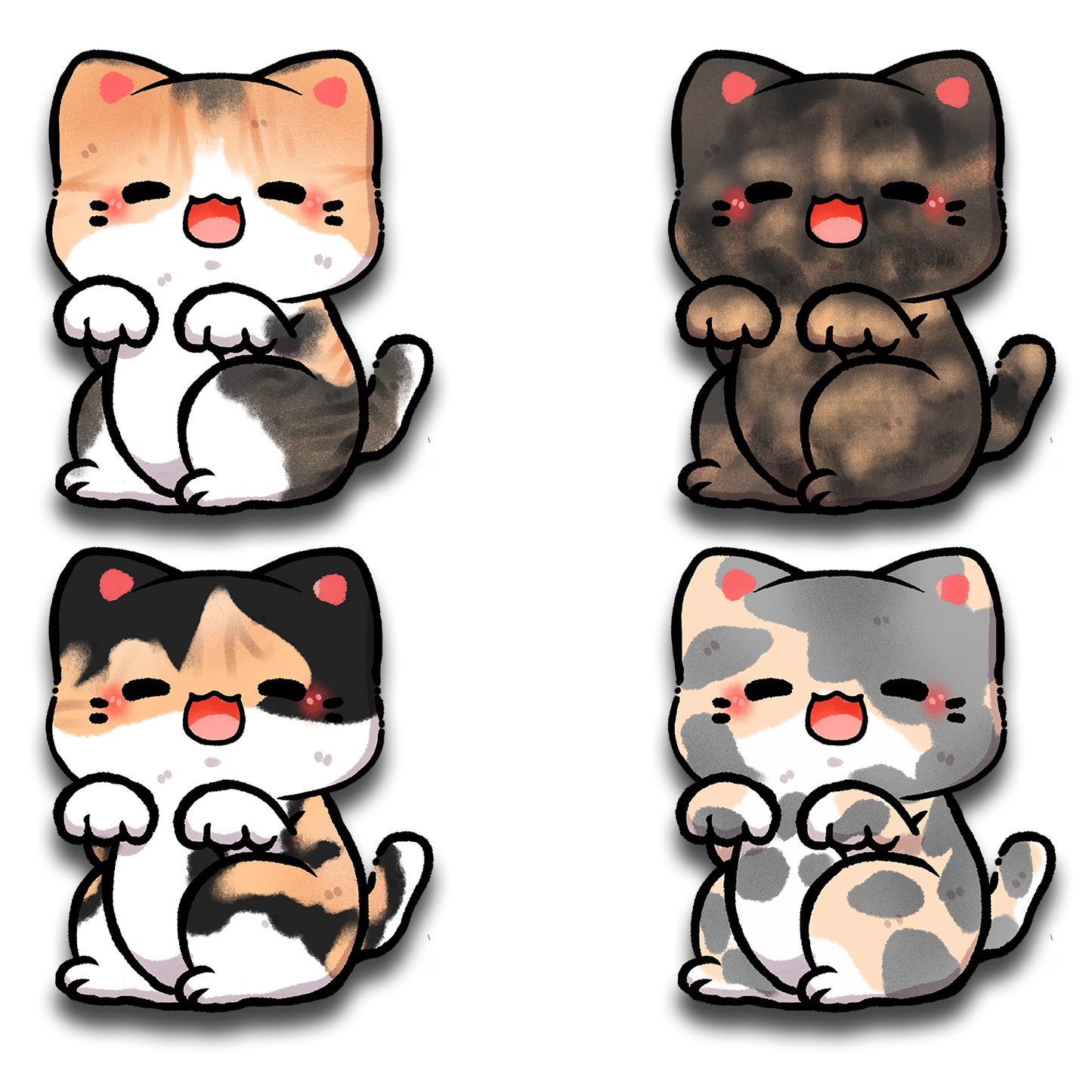 Calico Full Body Sticker