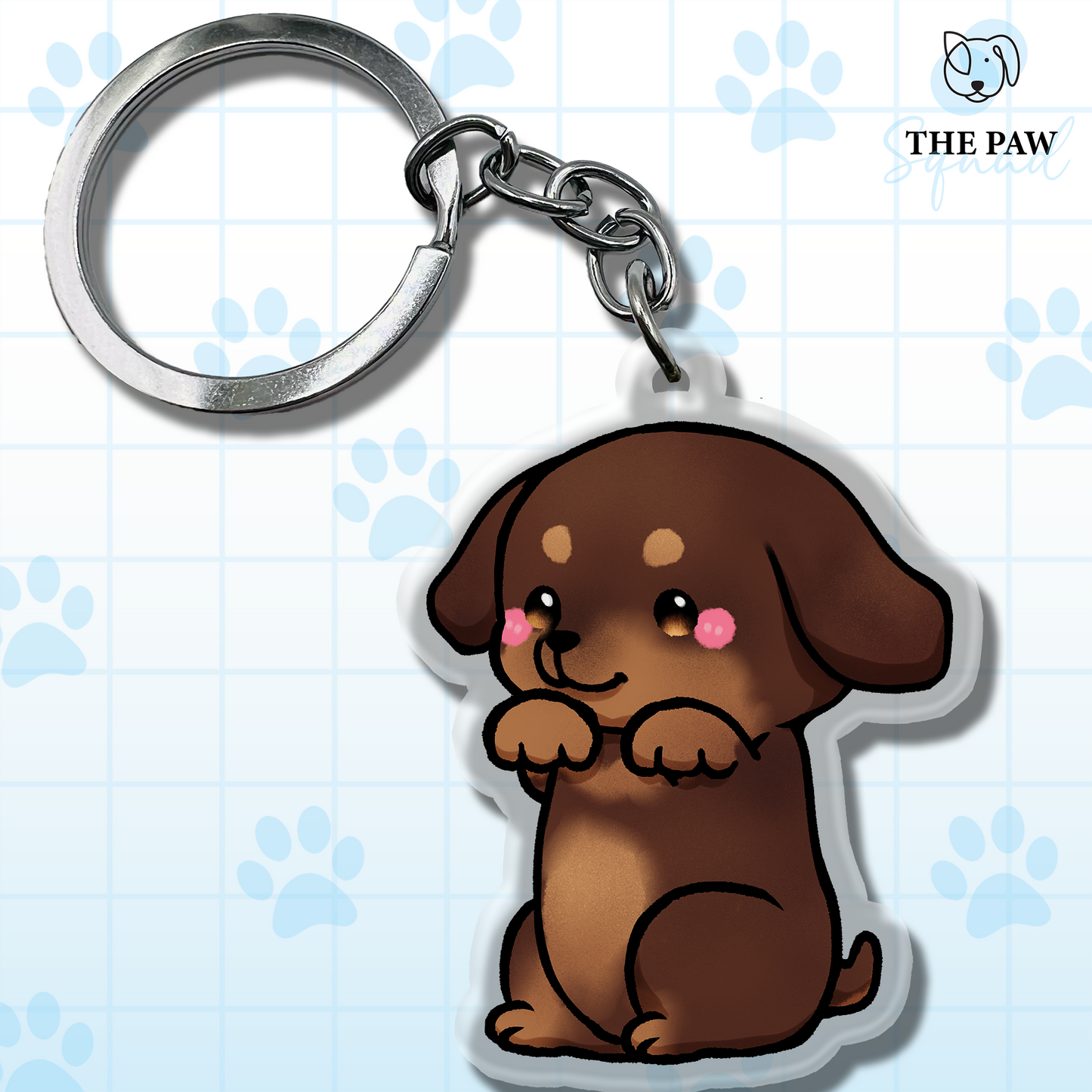 Dachshund Keychain