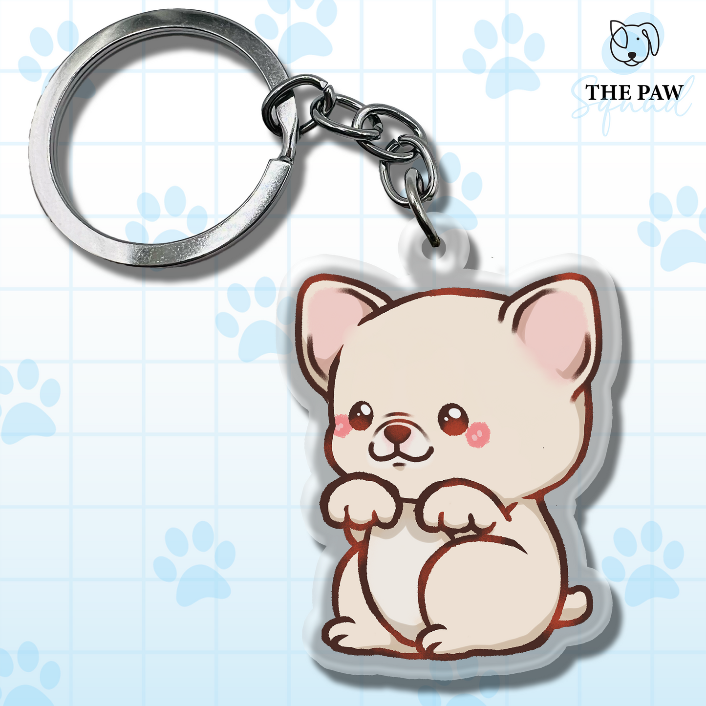 French Bulldog Keychain
