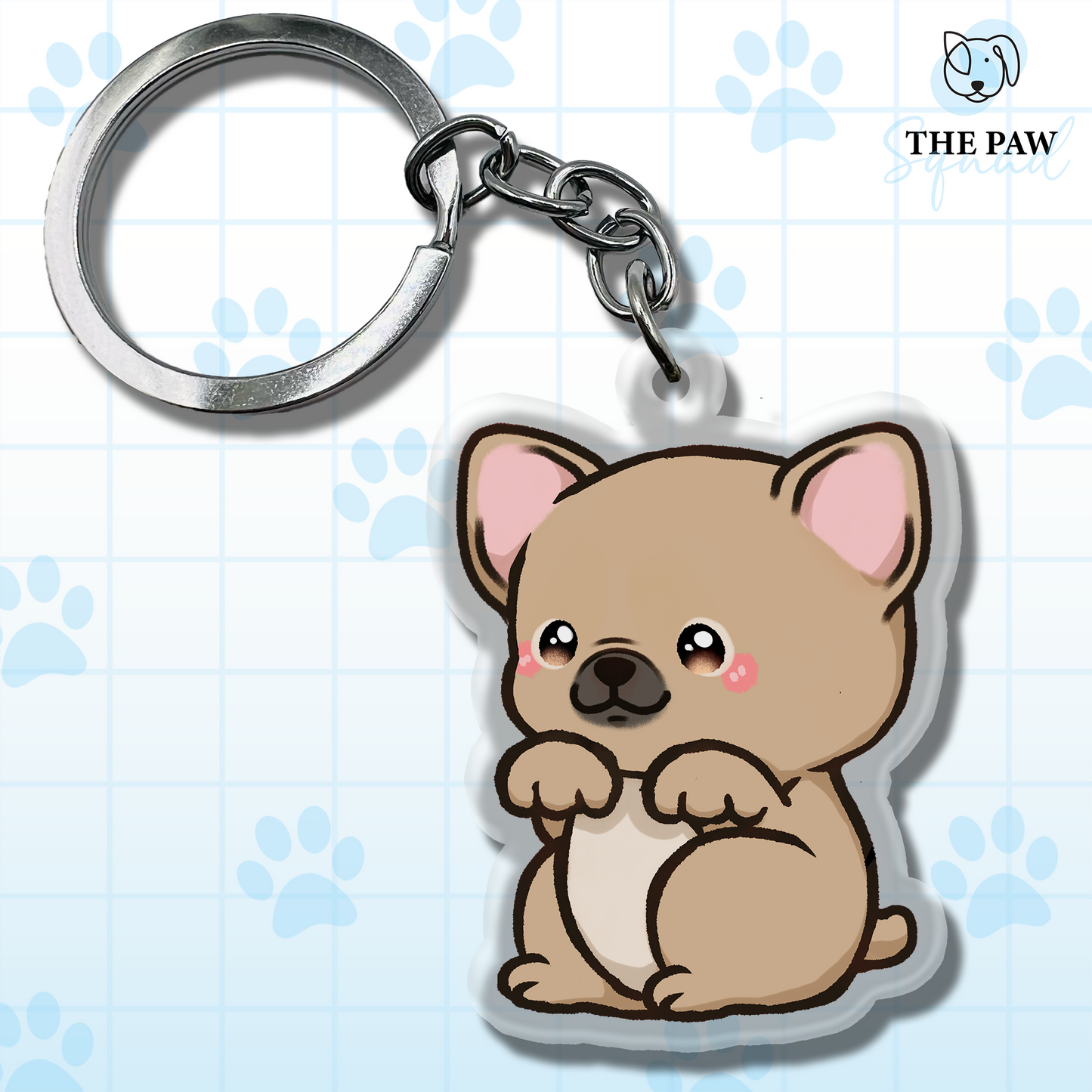 French Bulldog Keychain