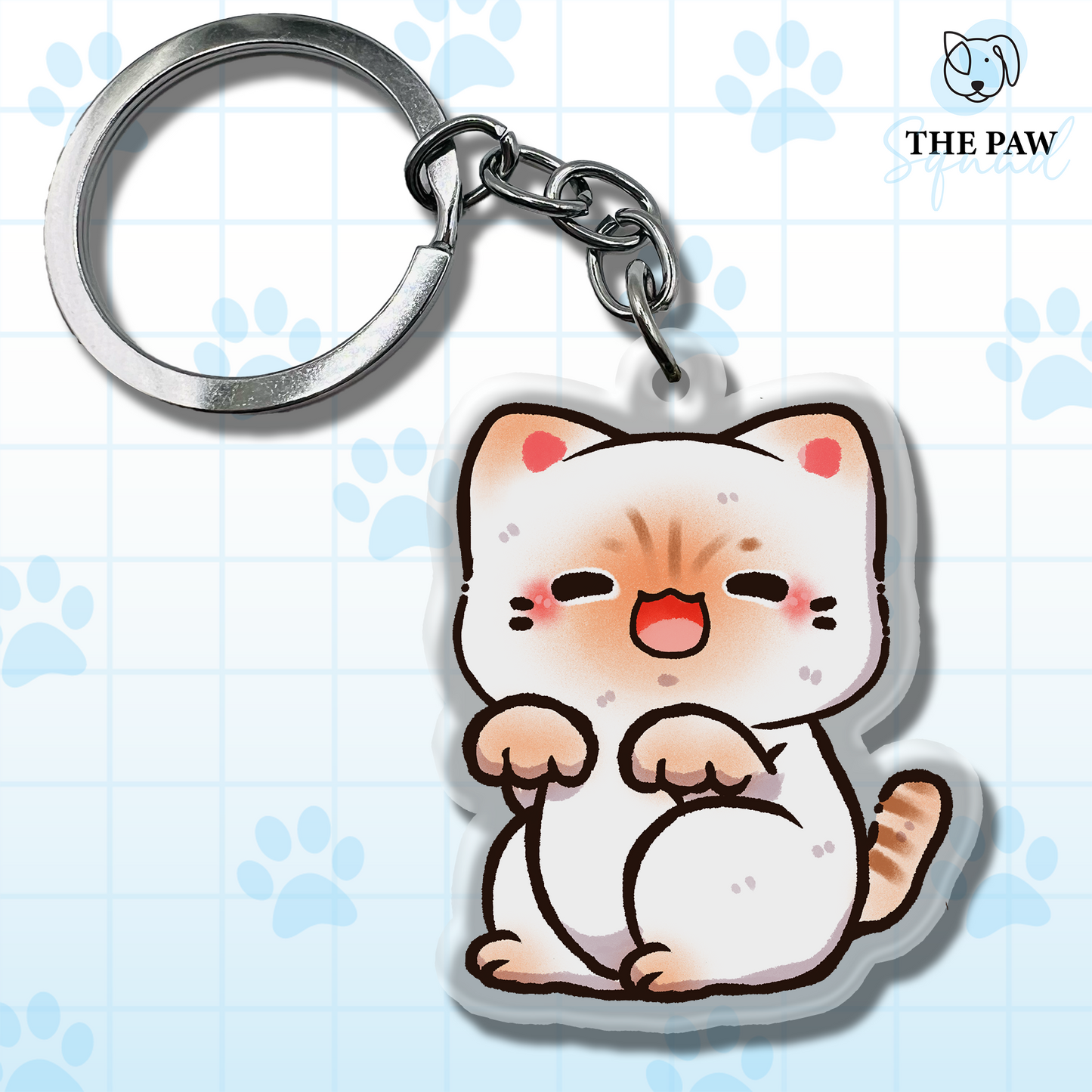 Siamese Cat Keychain