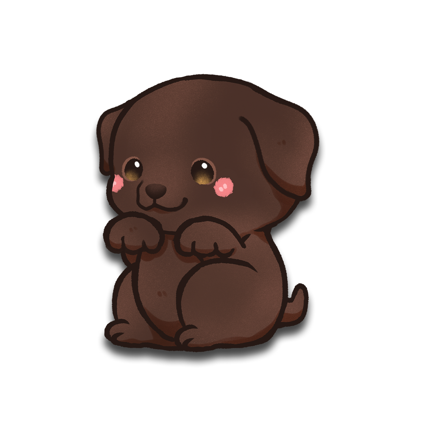 Labrador Retriever Full Body Sticker