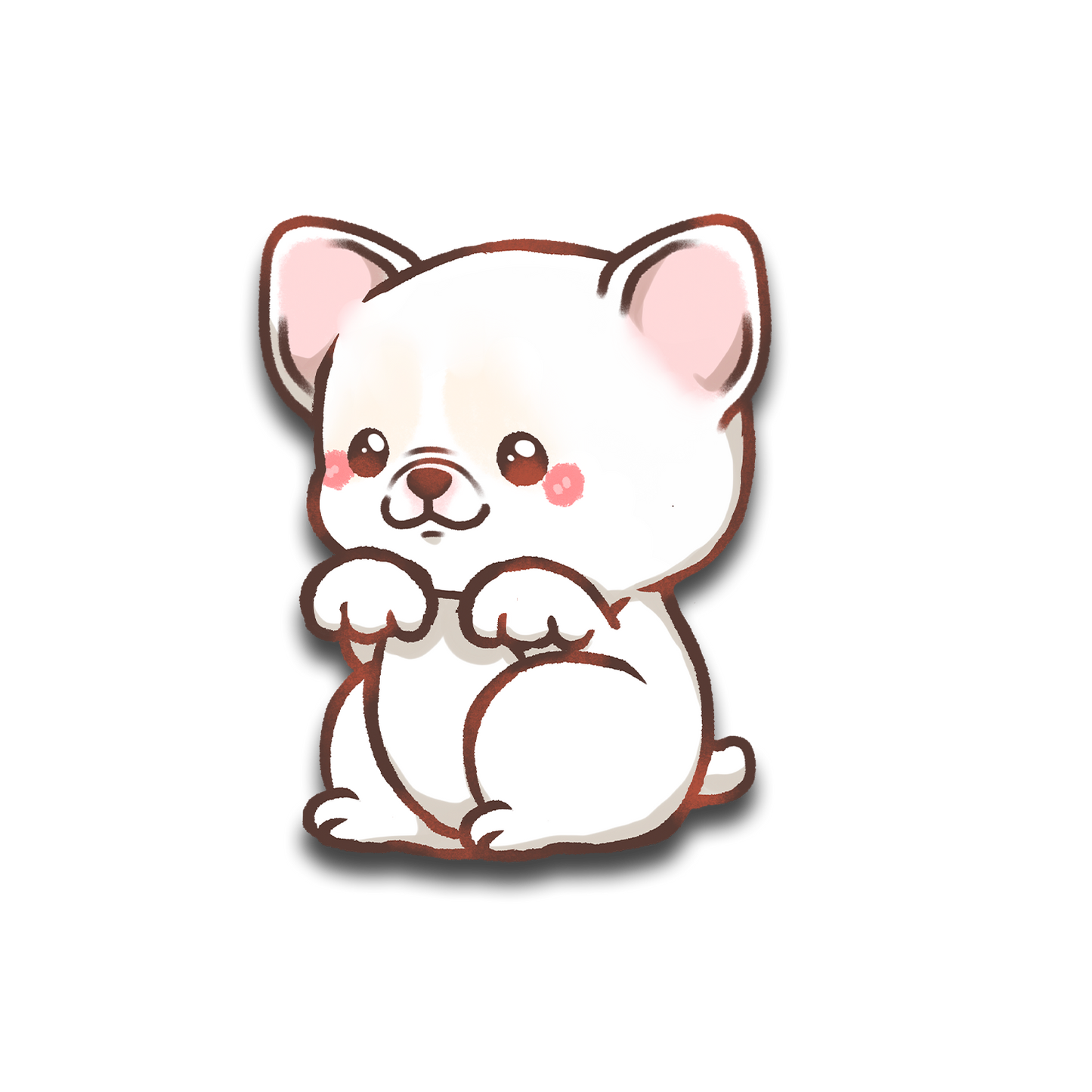 French Bulldog Full Body Sticker