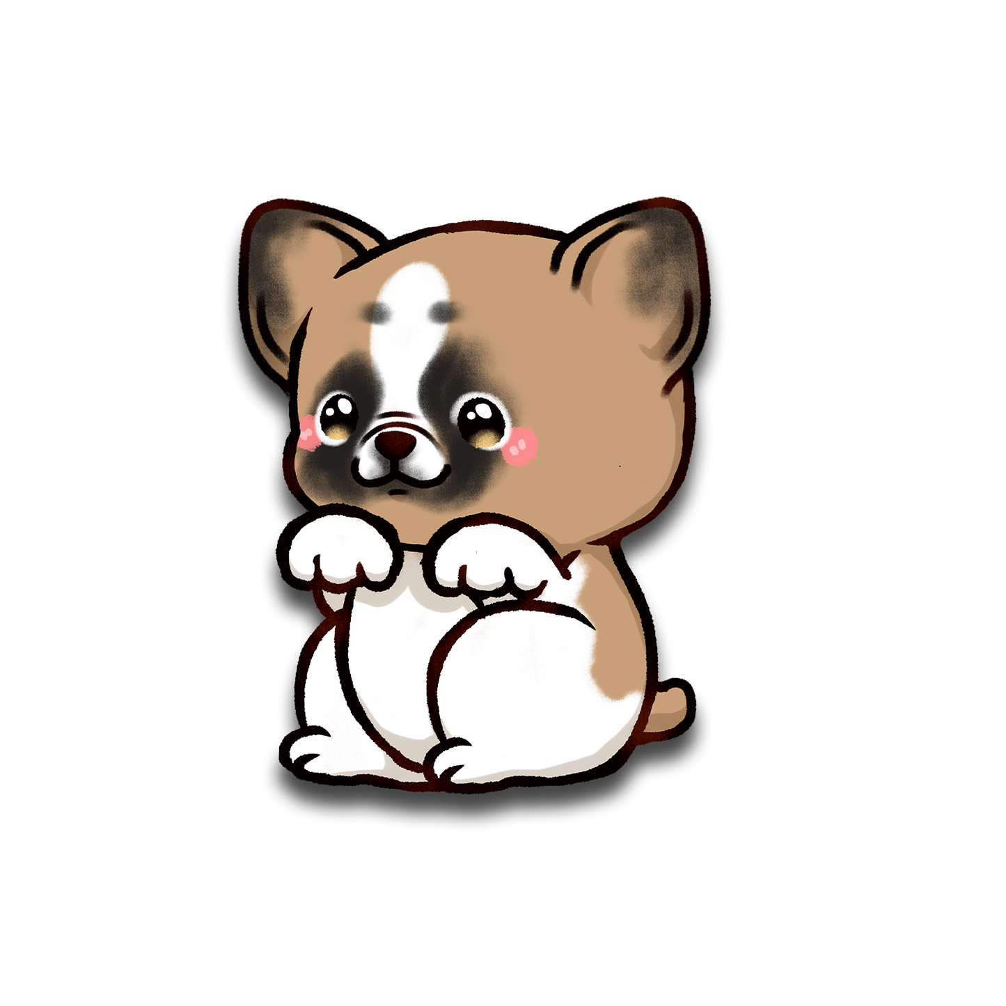 French Bulldog Full Body Sticker