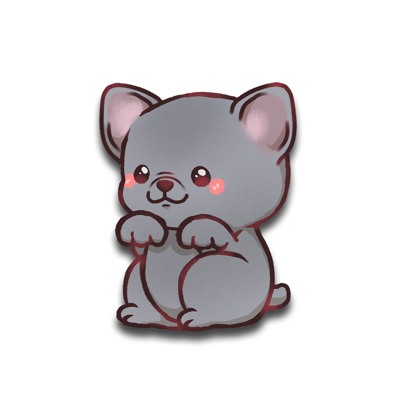 French Bulldog Full Body Sticker