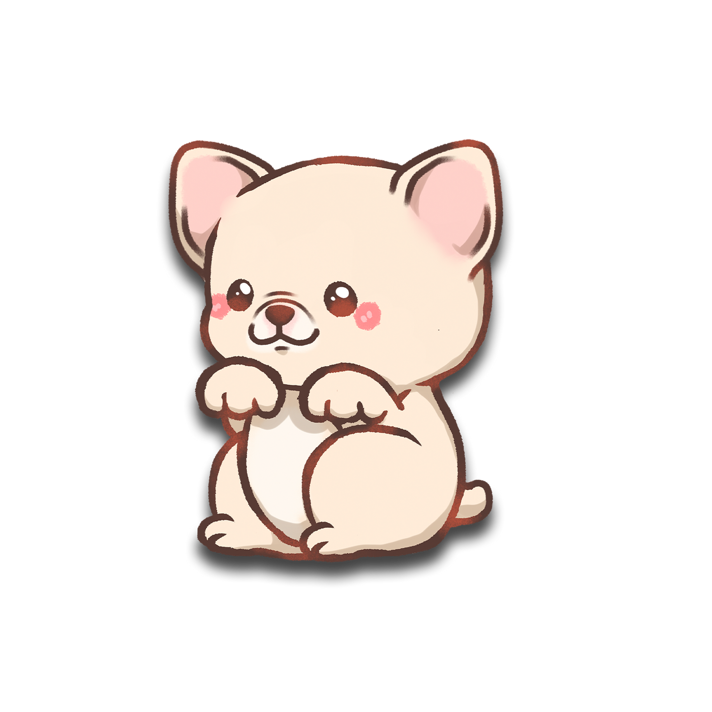 French Bulldog Full Body Sticker
