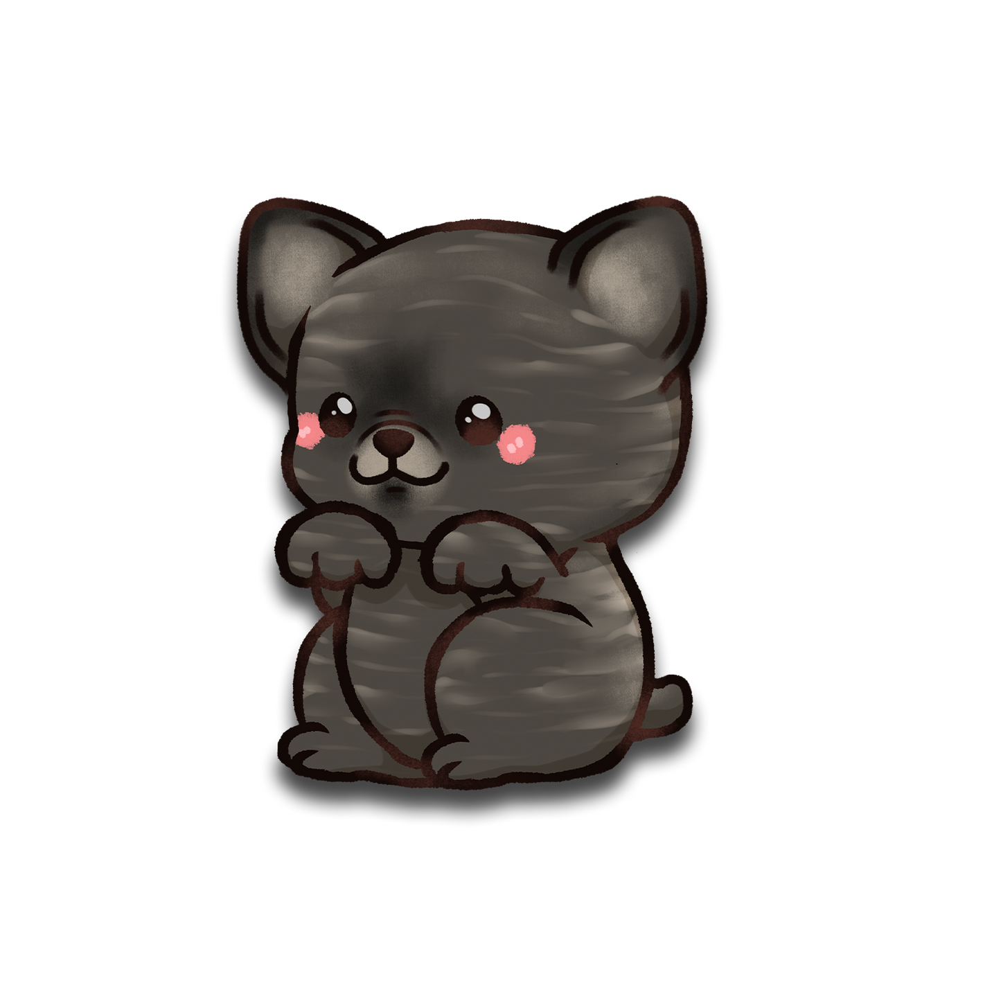 French Bulldog Full Body Sticker