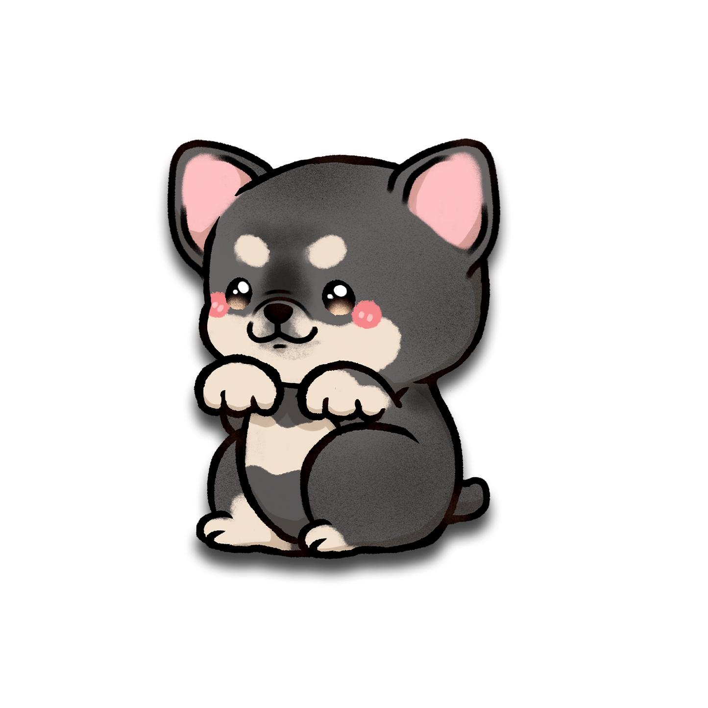 French Bulldog Full Body Sticker