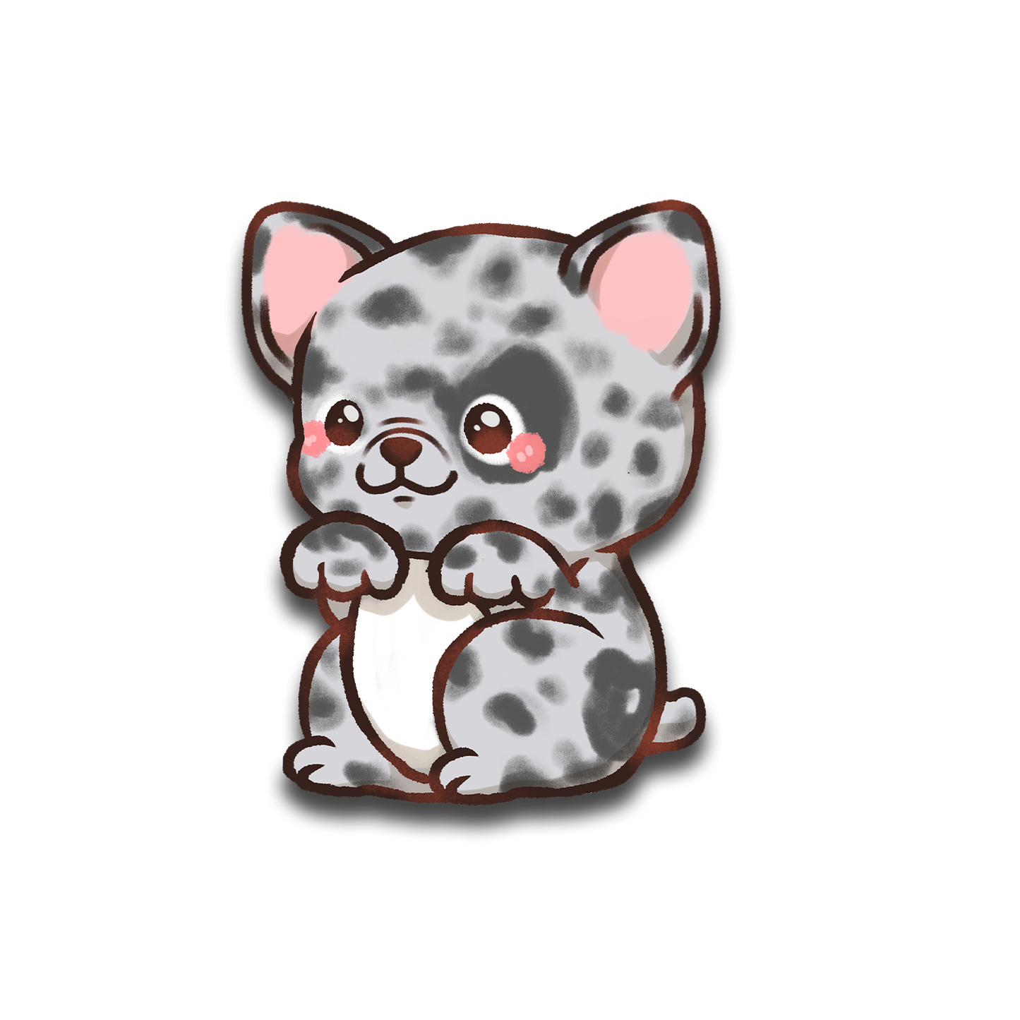 French Bulldog Full Body Sticker