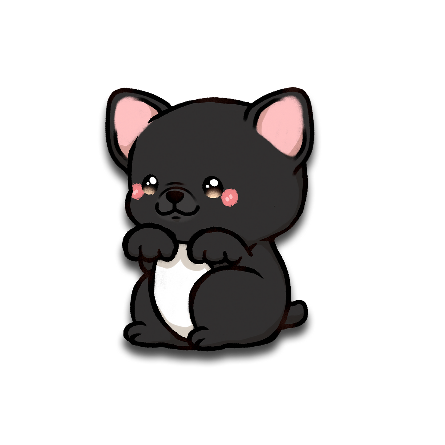 French Bulldog Full Body Sticker