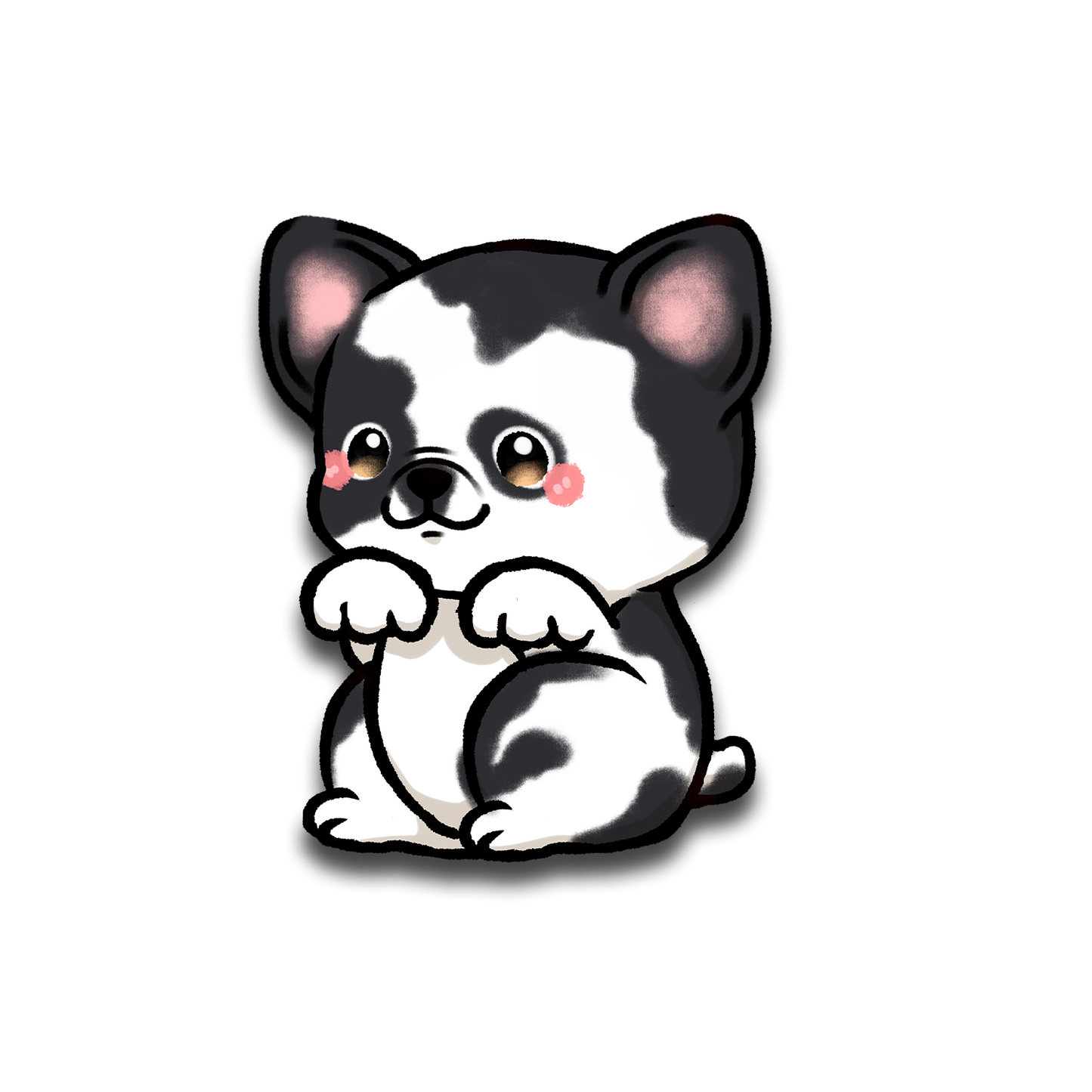 French Bulldog Full Body Sticker