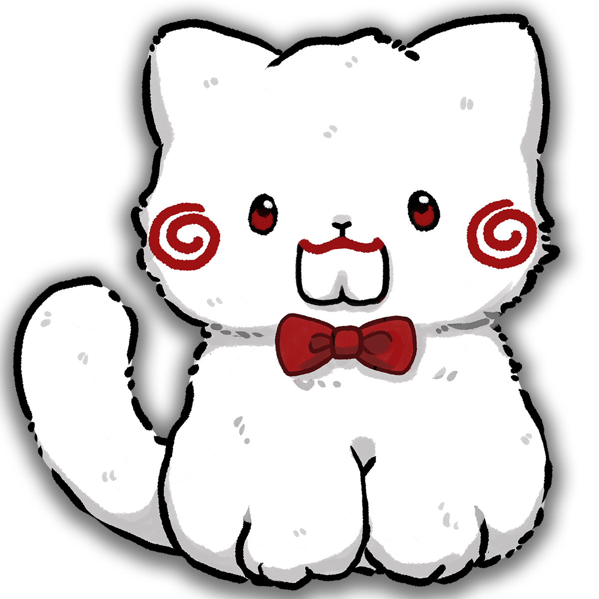 Jigsaw Neko Sticker
