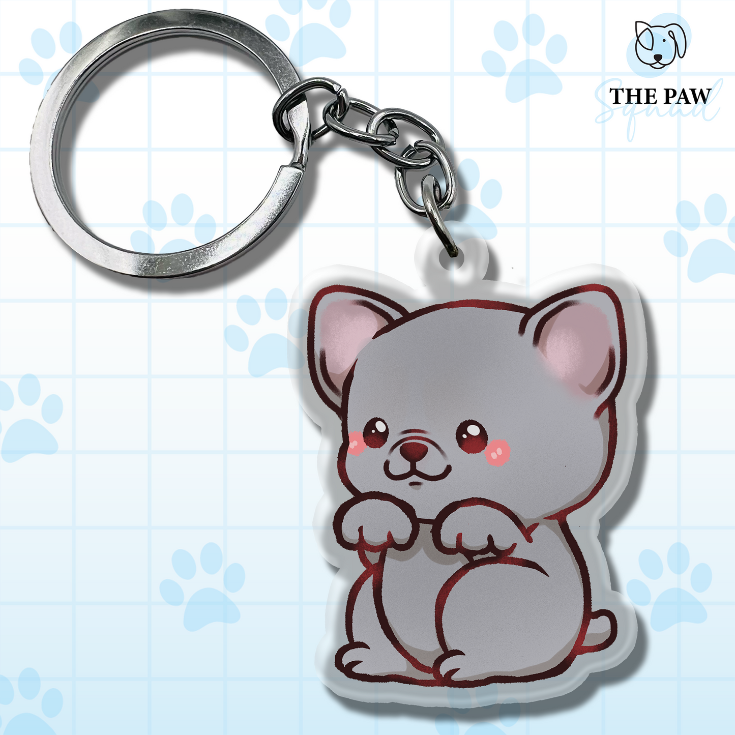 French Bulldog Keychain