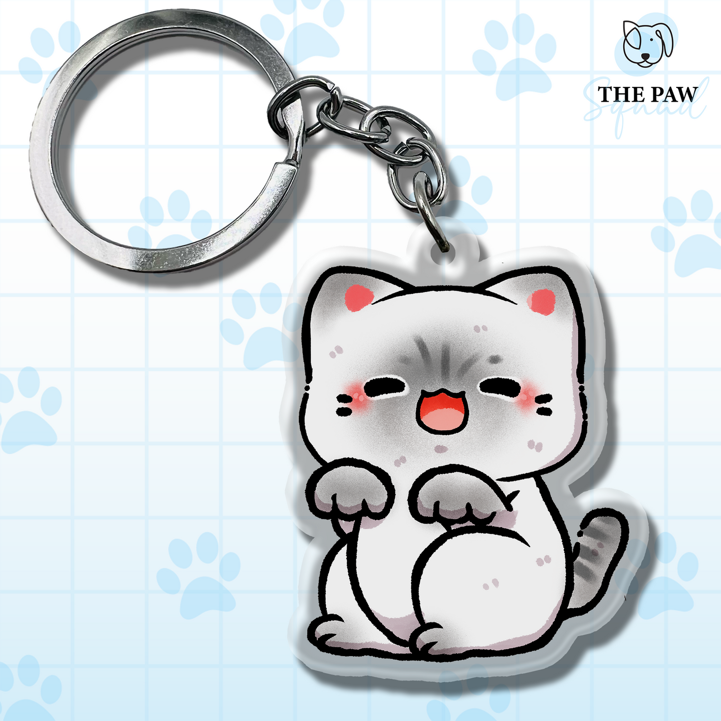 Siamese Cat Keychain