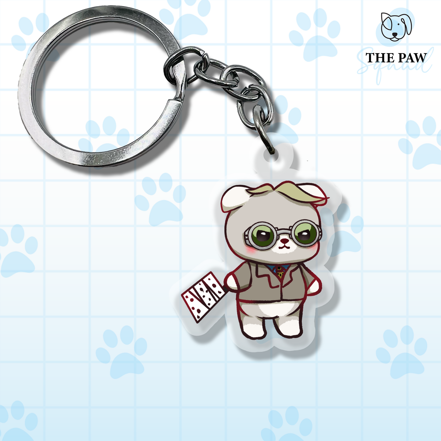 Overtime Worker Pet Keychain
