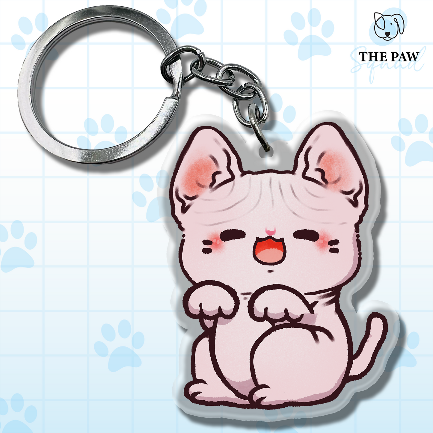 Sphynx Keychain