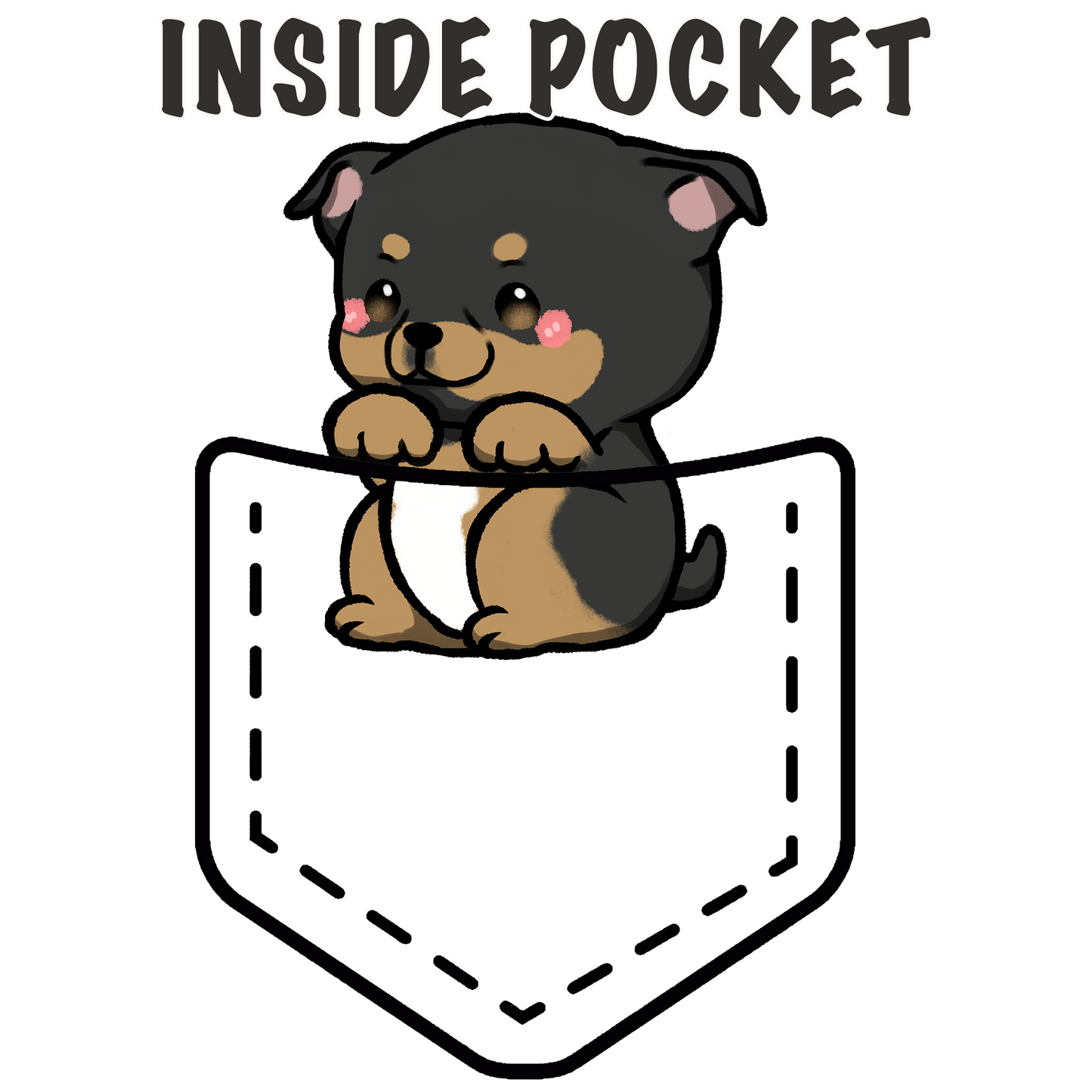 Staffordshire Bull Terrier (Pitbull) Pocket Shirt